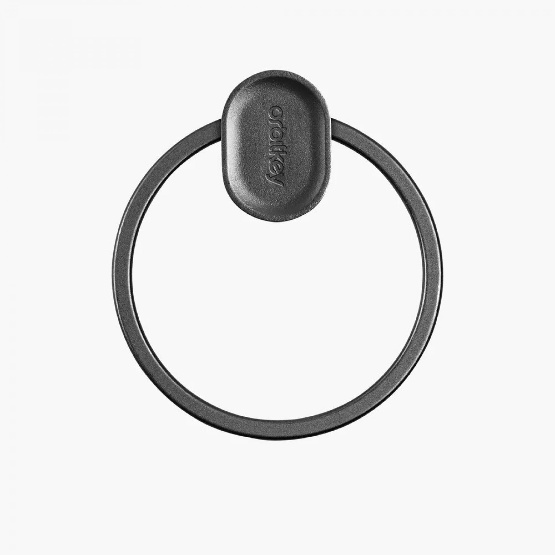 Orbitkey Schlüsselring Edelstahl black