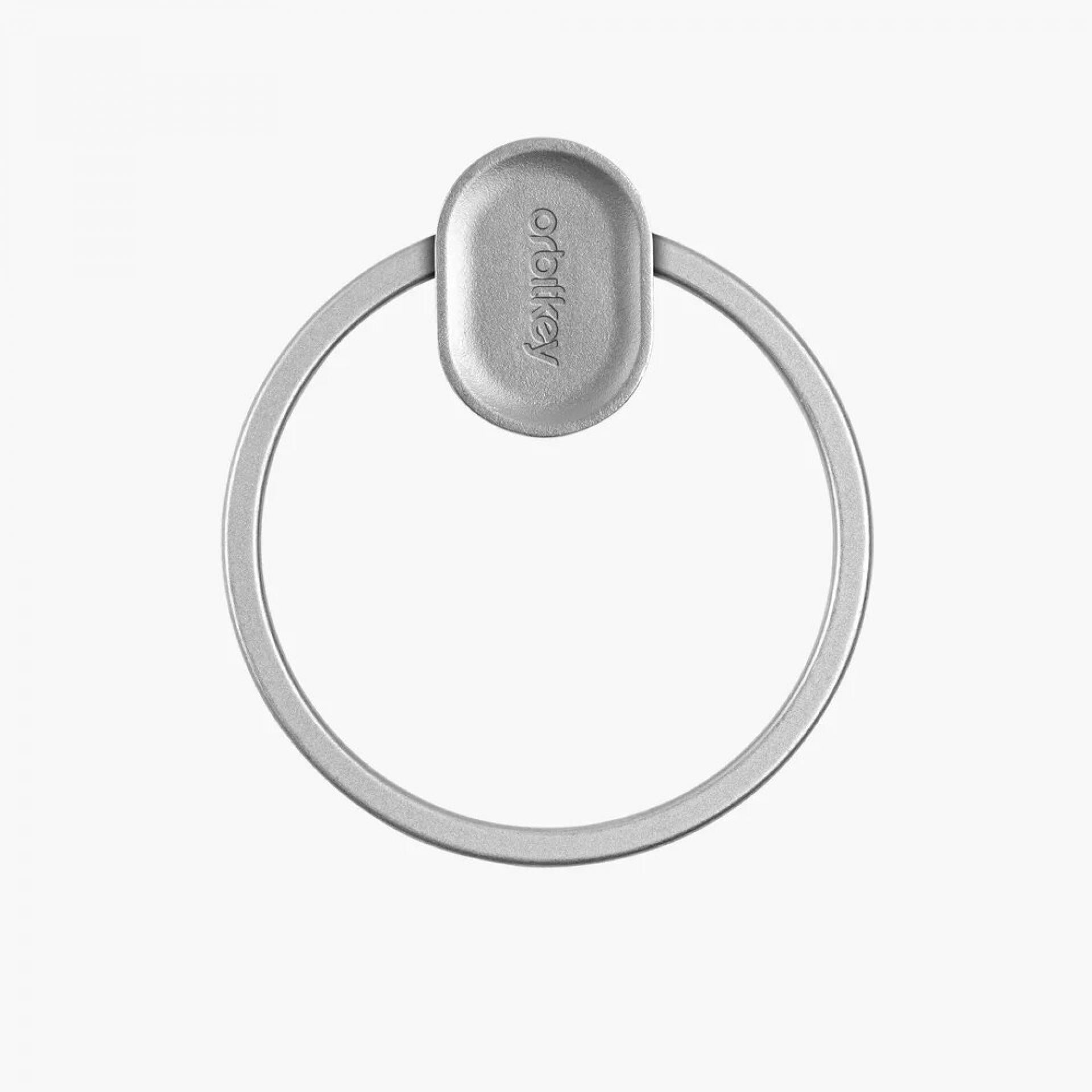 Orbitkey Schlüsselring Ring V2 Edelstahl Silber