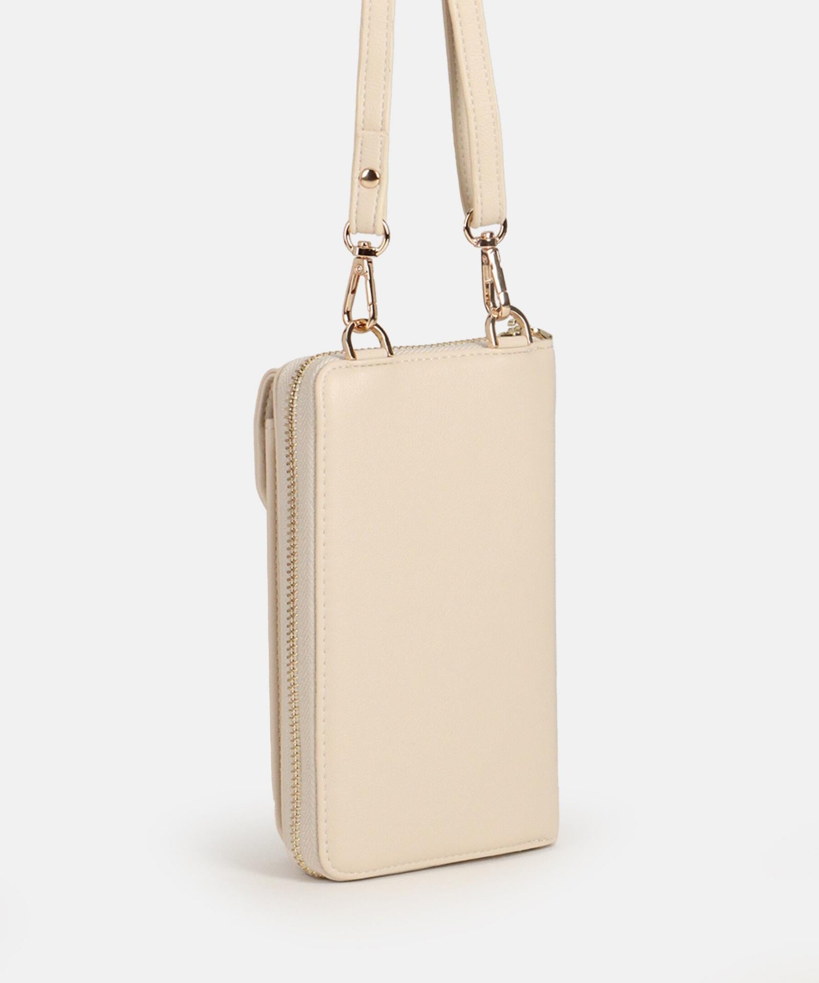 Seidenfelt Handytasche Calla - Variante: Beige Gold