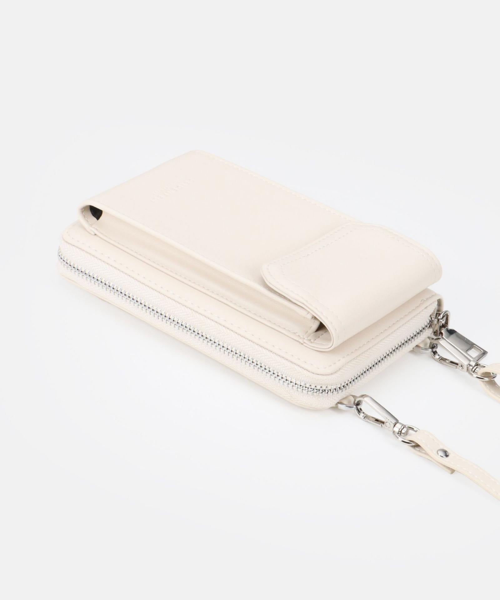 Seidenfelt Handtasche Calla Beige