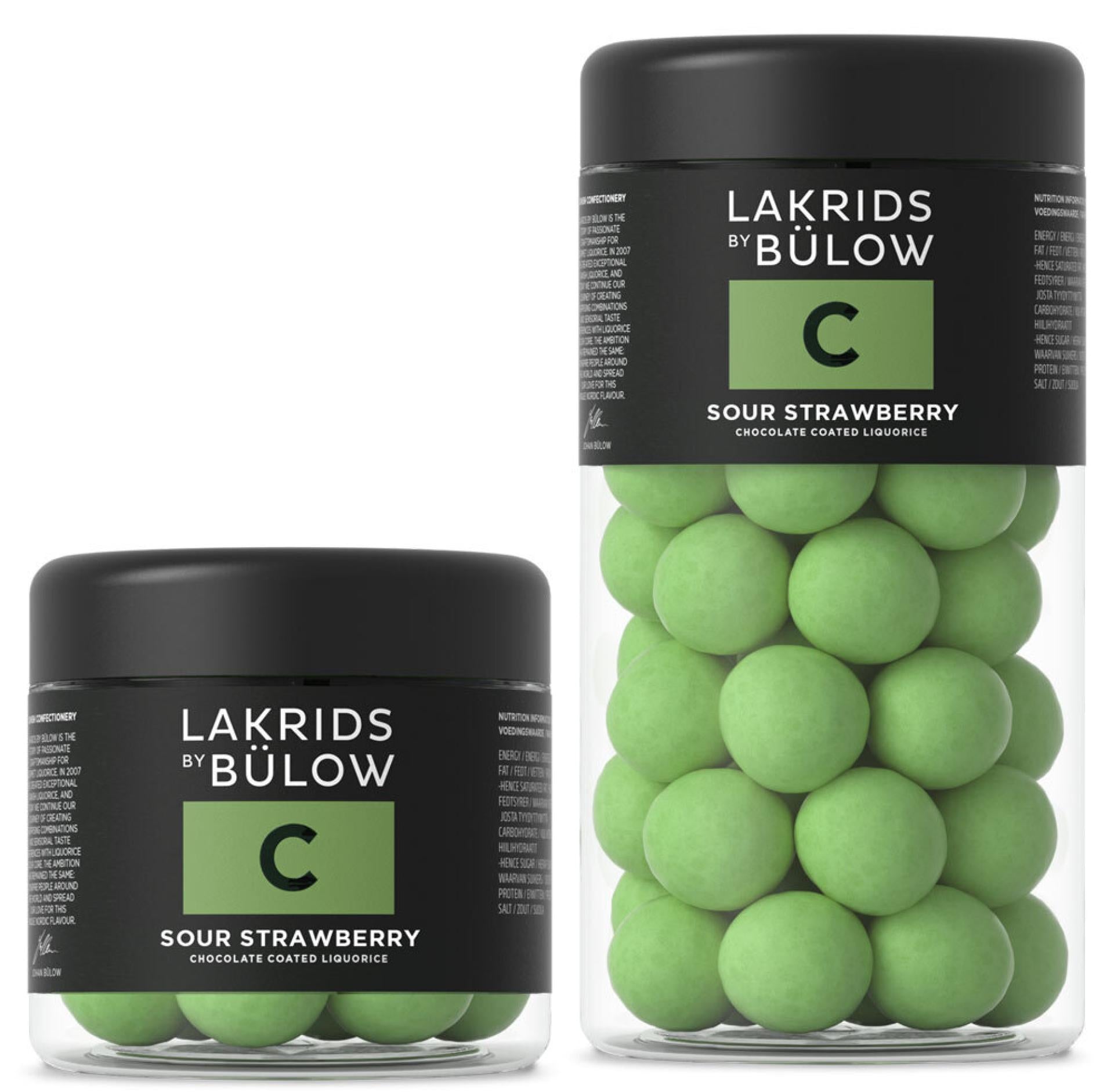 Lakrids by Bülow Klein 125g C - SOUR STRAWBERRY