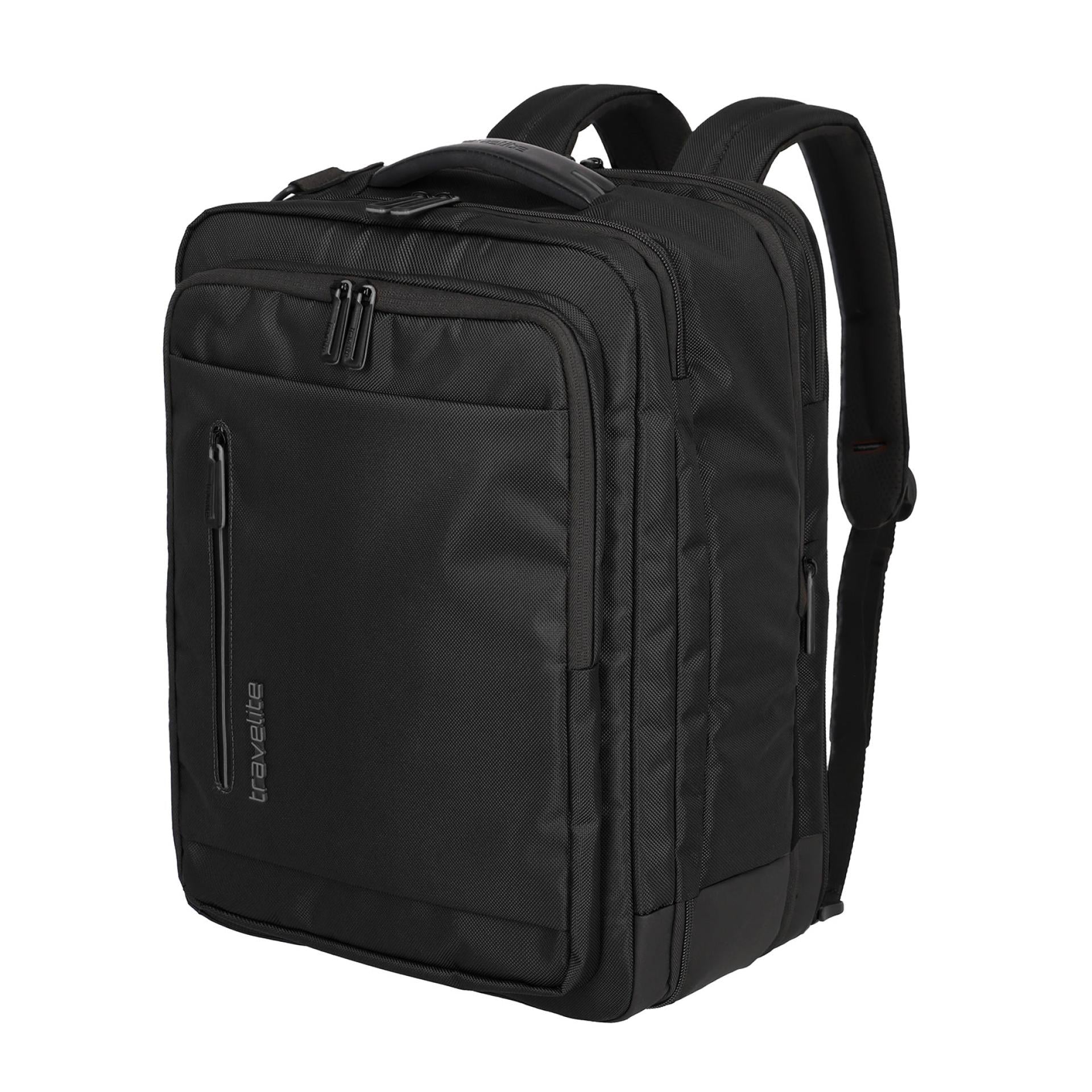 Travelite CROSSLITE Bordtasche Rucksack Schwarz