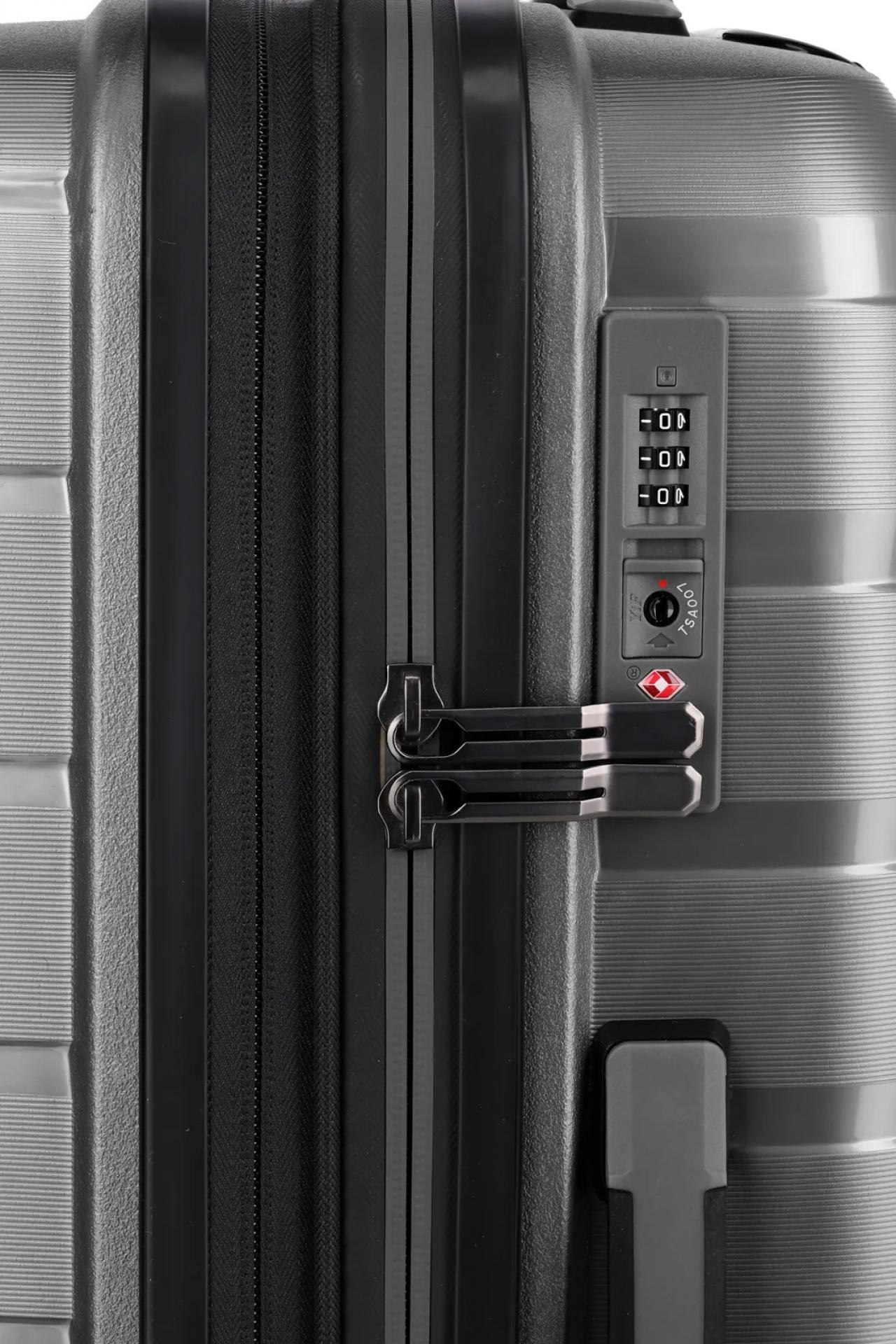 Travelite AIR BASE Trolley S+ mit Vortasche Anthrazit