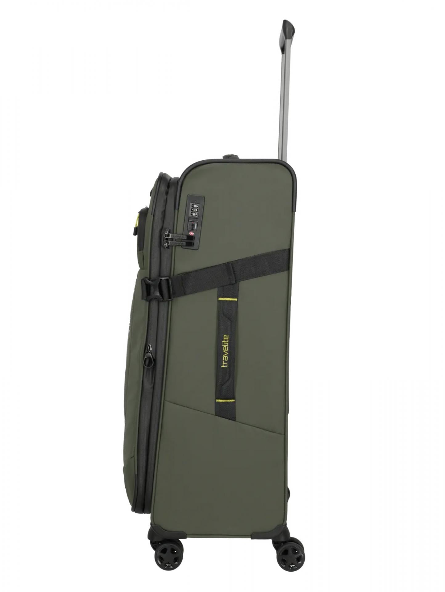 Travelite BRIIZE 4-Rad-Trolley Farbe: Khaki Größe L