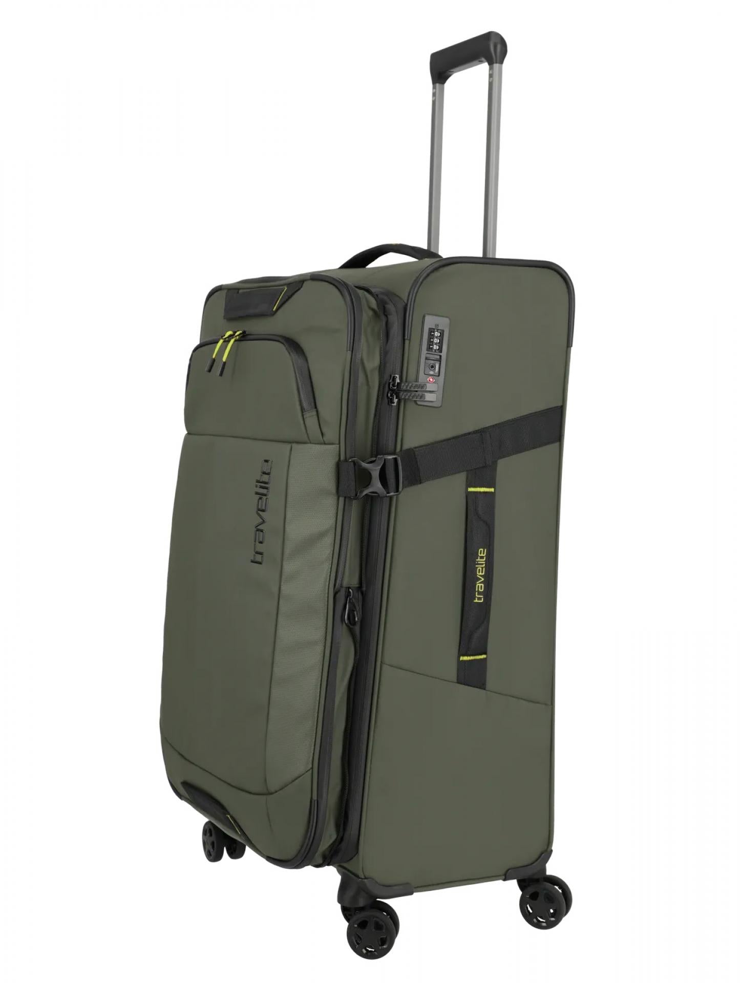 Travelite BRIIZE 4-Rad-Trolley Farbe: Khaki Größe L