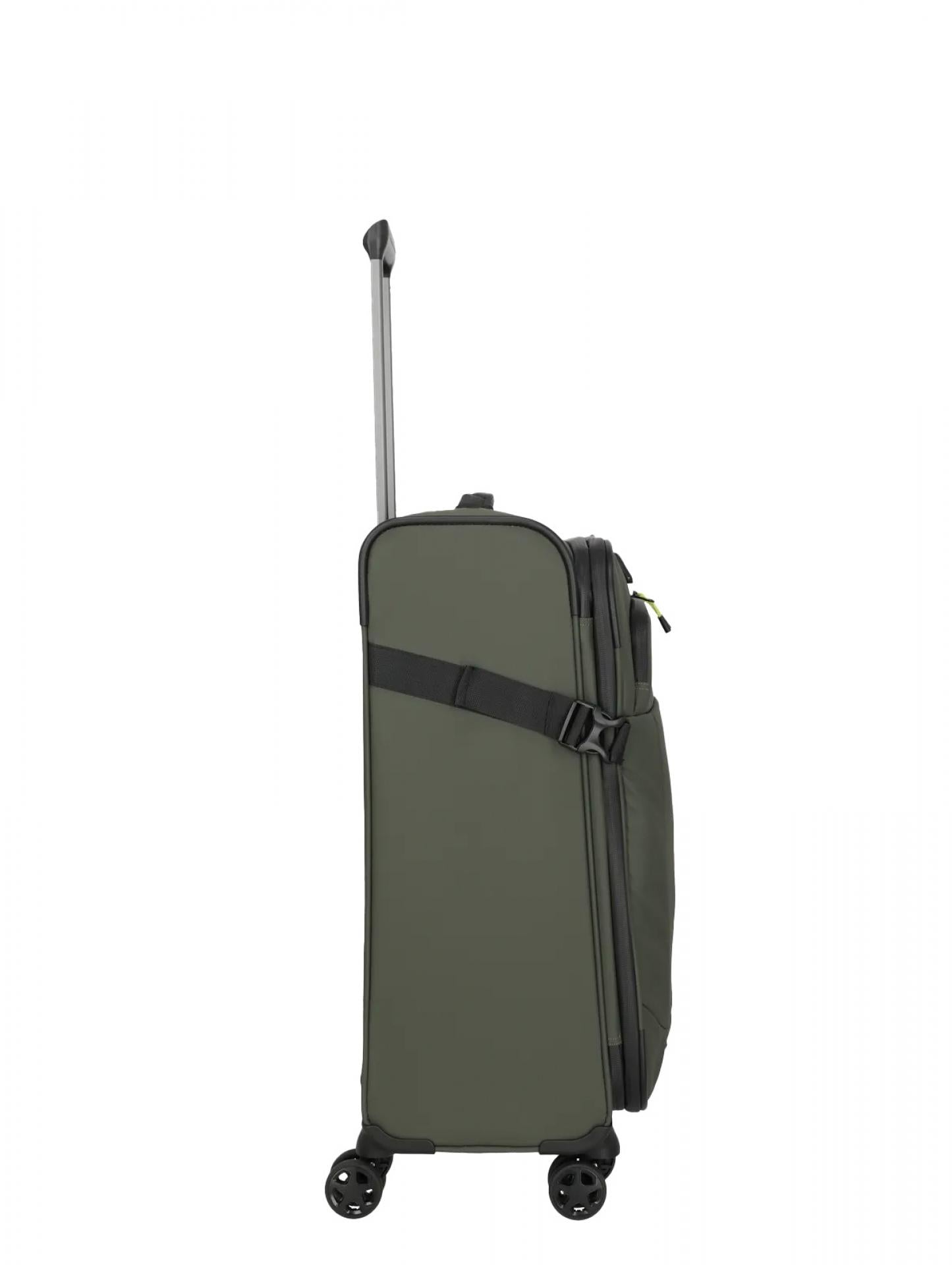 Travelite BRIIZE 4-Rad-Trolley Farbe: Khaki Größe M erweiterbar
