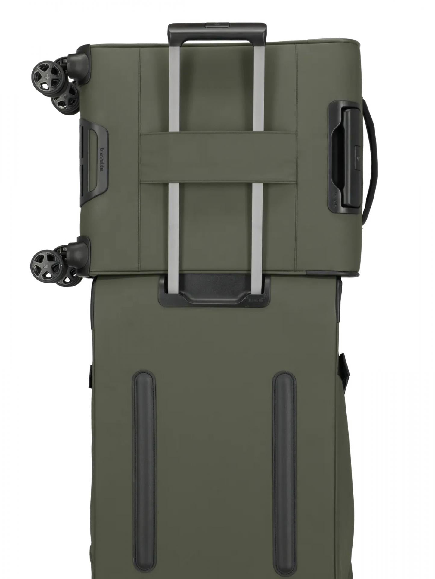 Travelite BRIIZE 4-Rad-Trolley Farbe: Khaki Größe: S erweiterbar