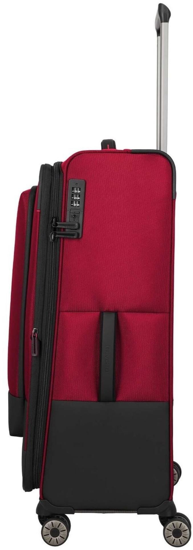 Travelite CROSSLITE Trolley 4w L exp. Weichgepäckkoffer rot