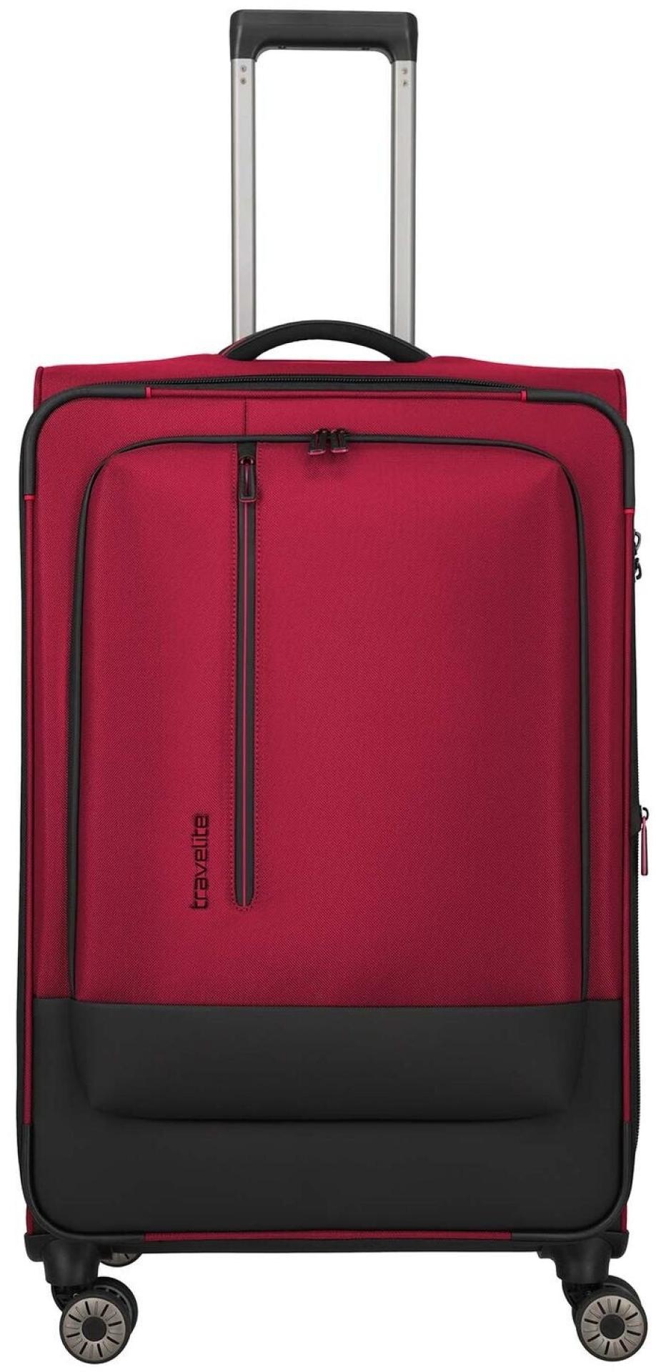 Travelite CROSSLITE Trolley 4w L exp. Weichgepäckkoffer rot
