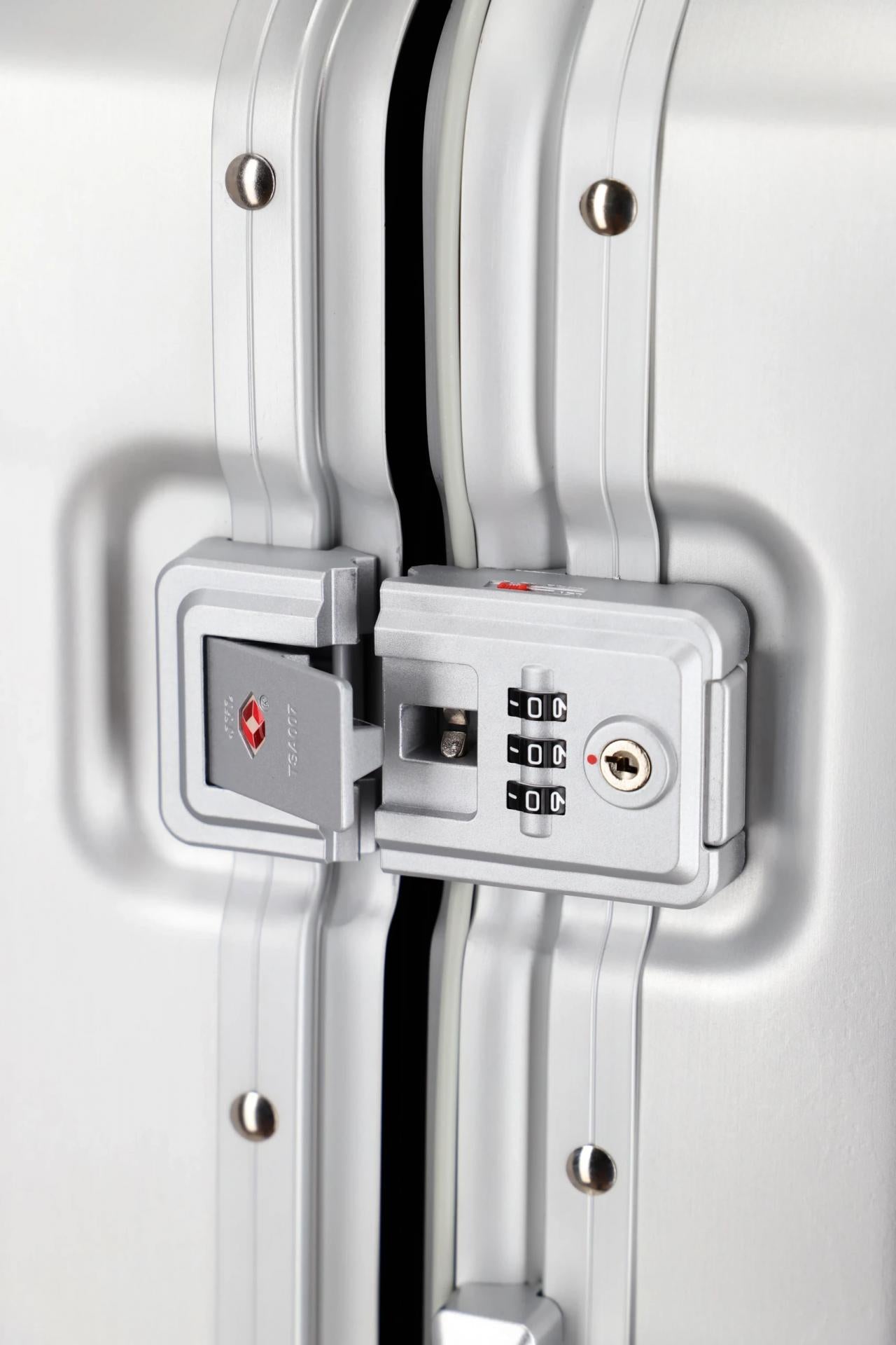 Travelite NEXT 4w Trolley L Silber