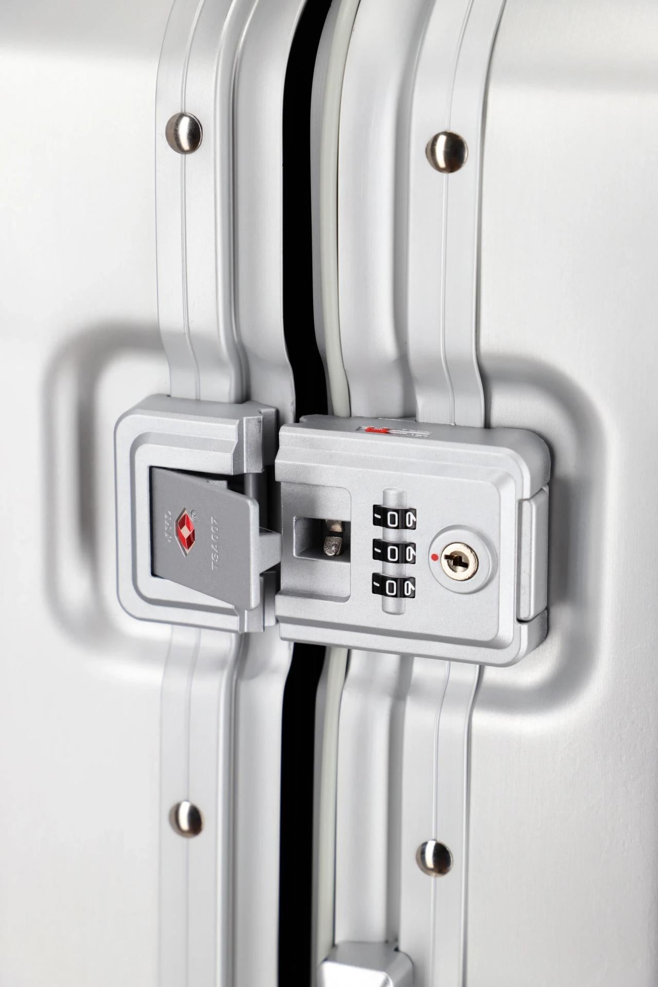 Travelite NEXT 4w Trolley L Silber