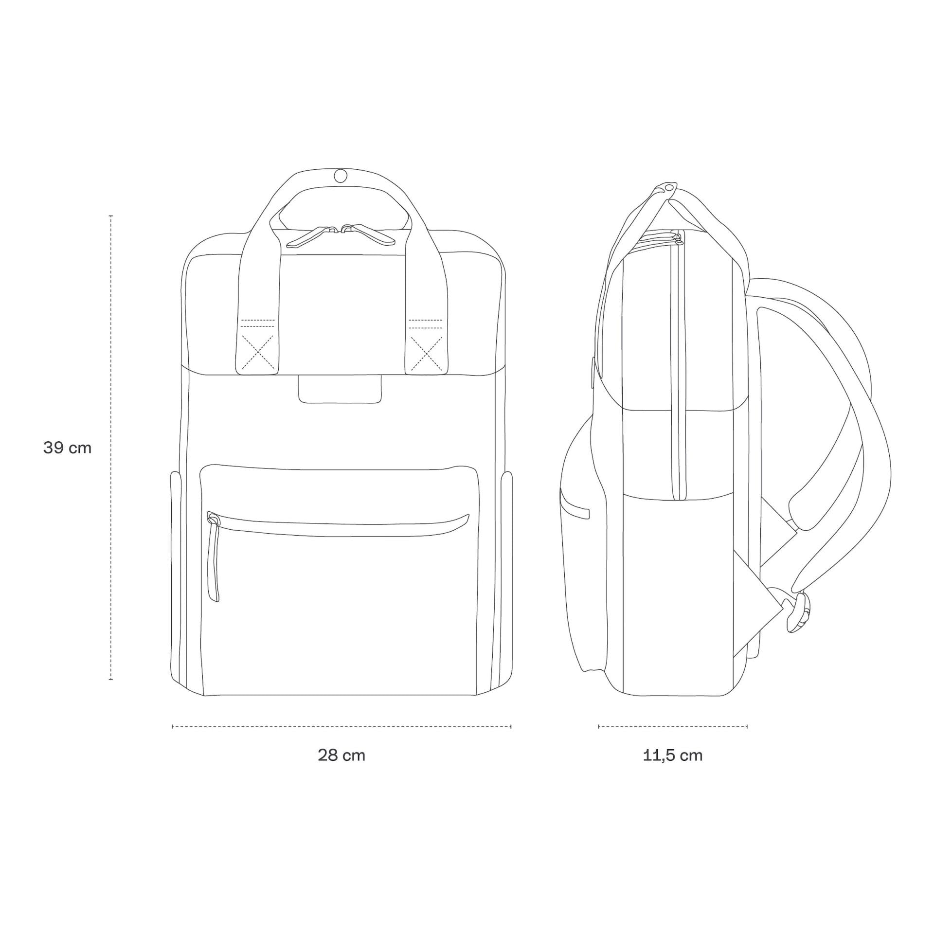 Kapten & Son Rucksack Bergen Pro - Farbe: Muted Sage