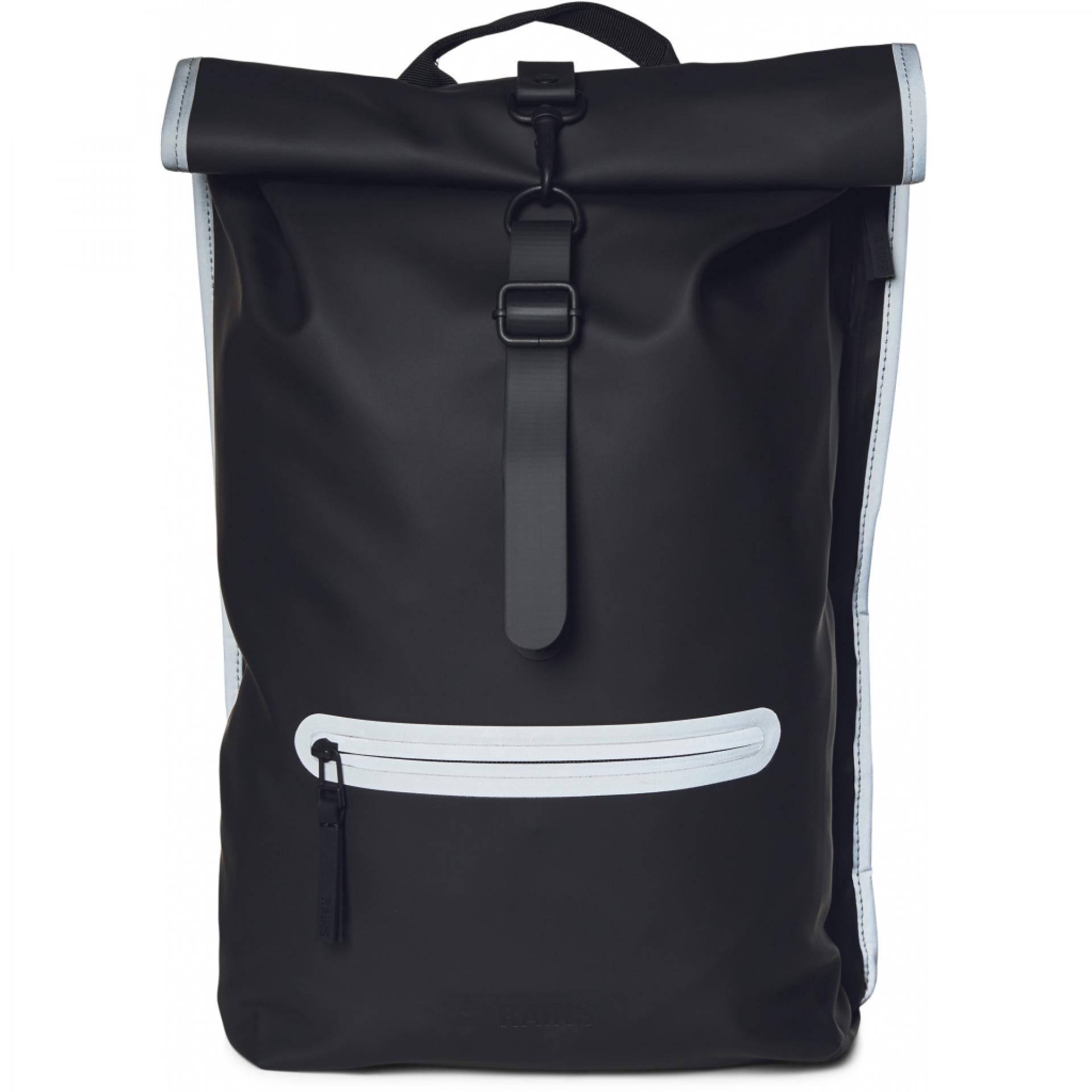 Rains Rolltop Rucksack Reflective 70 Black Reflective One Size