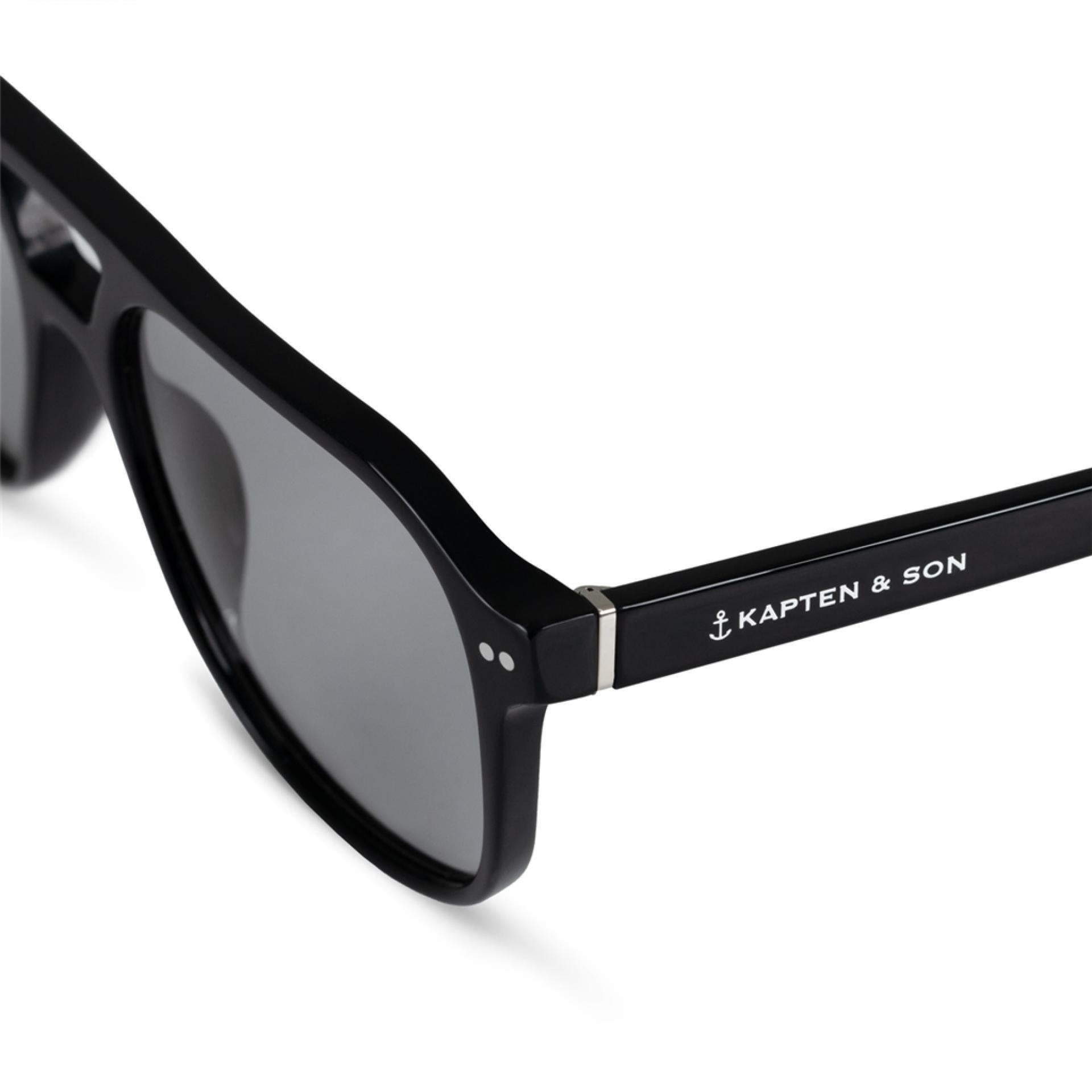 Kapten & Son Sonnenbrille Zurich Oversize All Black