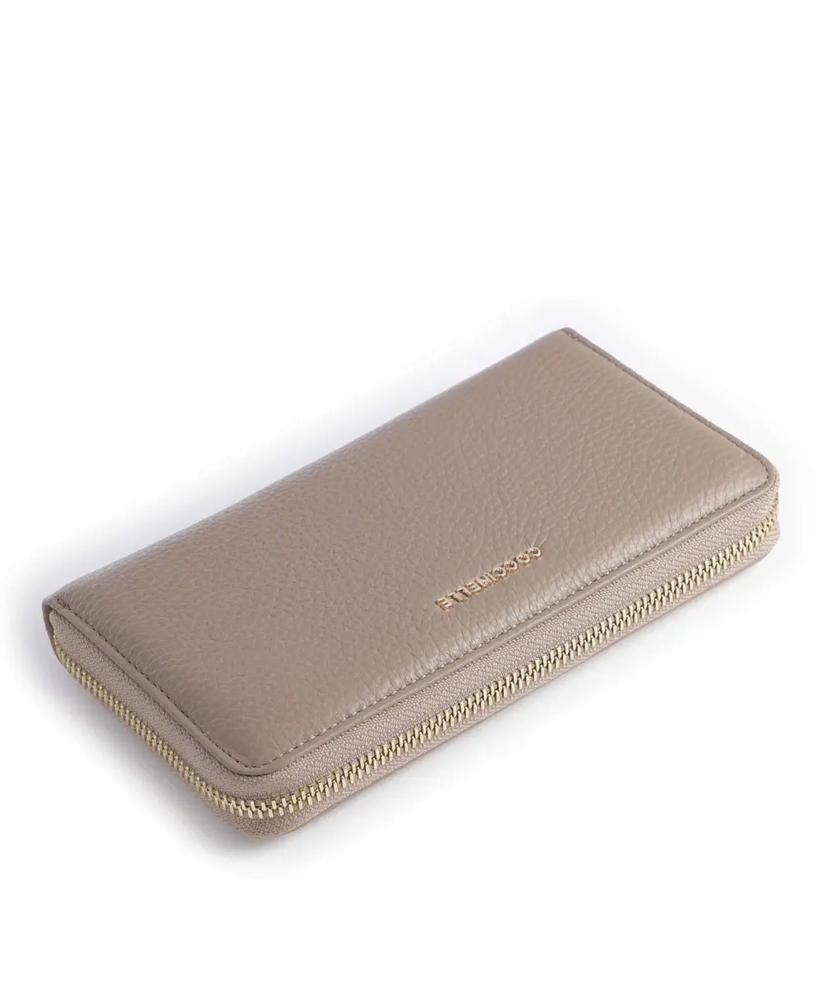 Coccinelle WALLET GRAINED LEATHER / WARM TAUPE