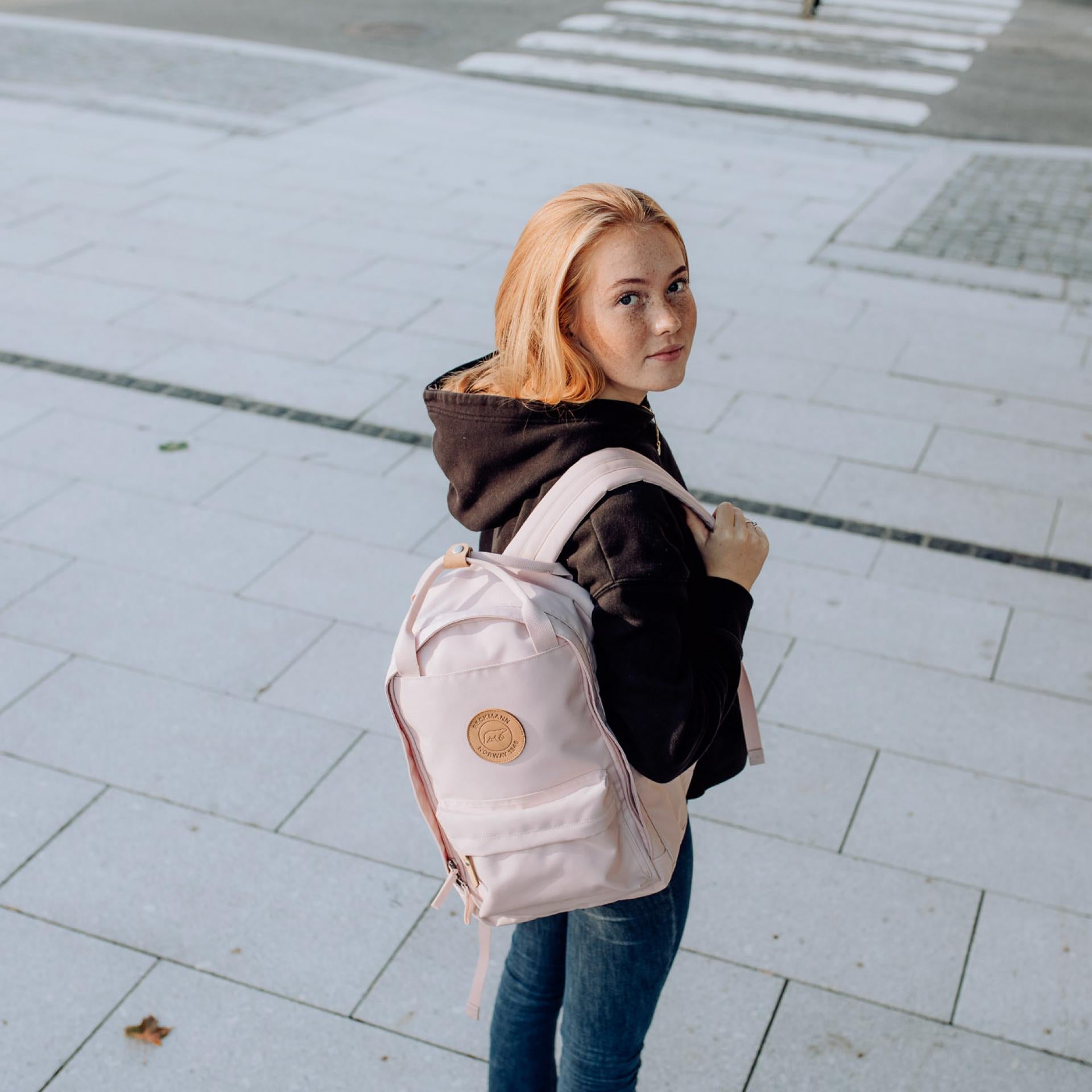 Beckmann Rucksack City Light Pink