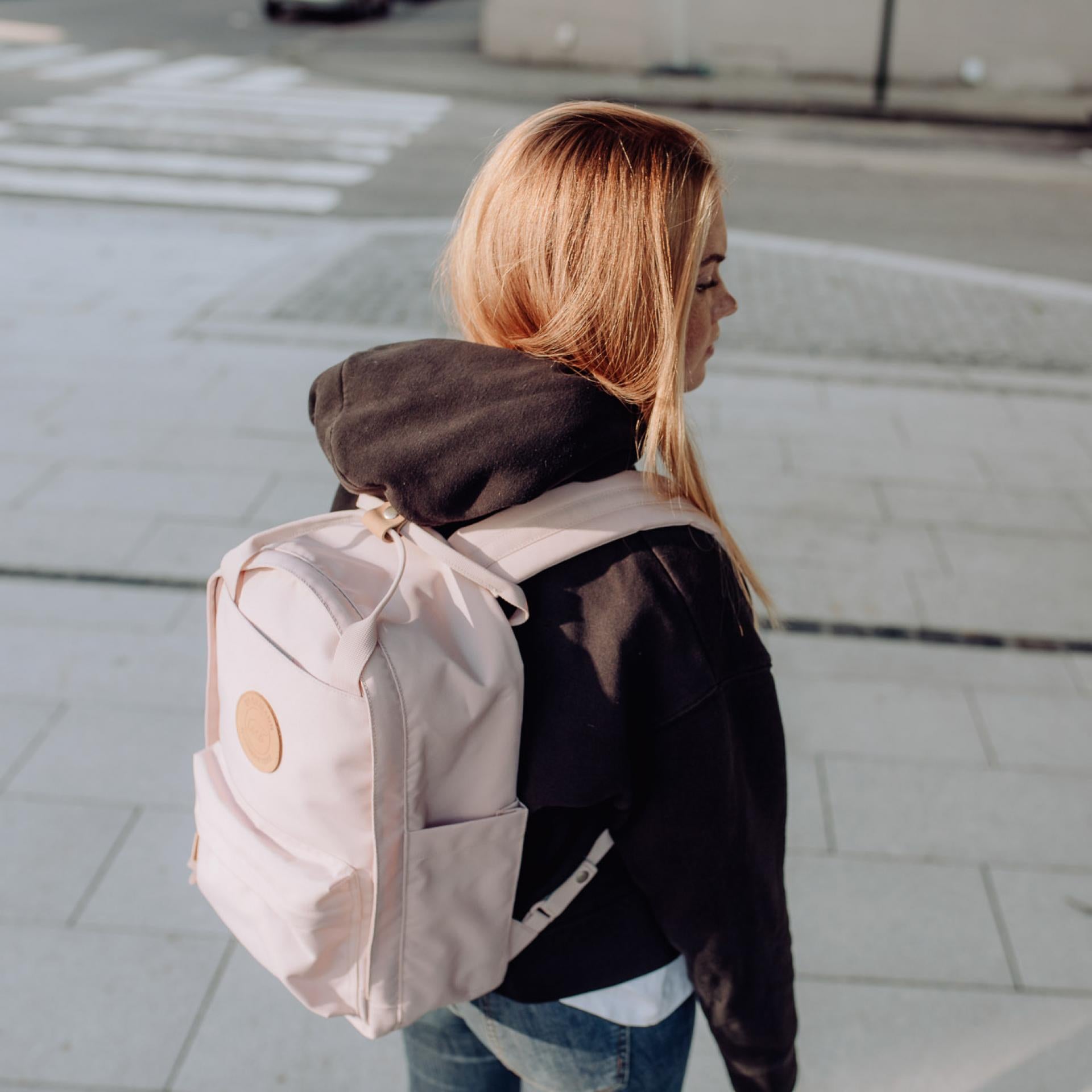 Beckmann Rucksack City Light Pink