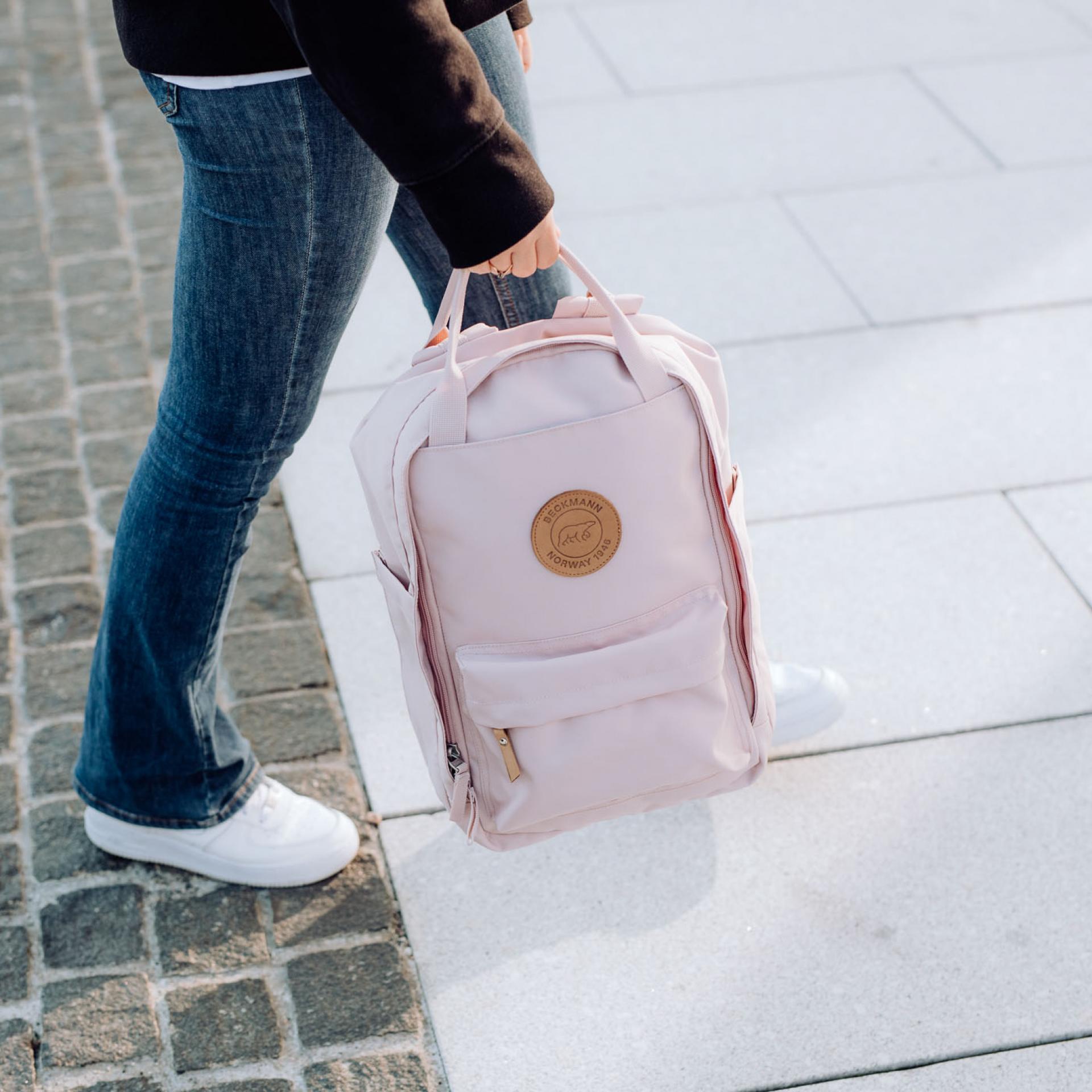 Beckmann Rucksack City Light Pink