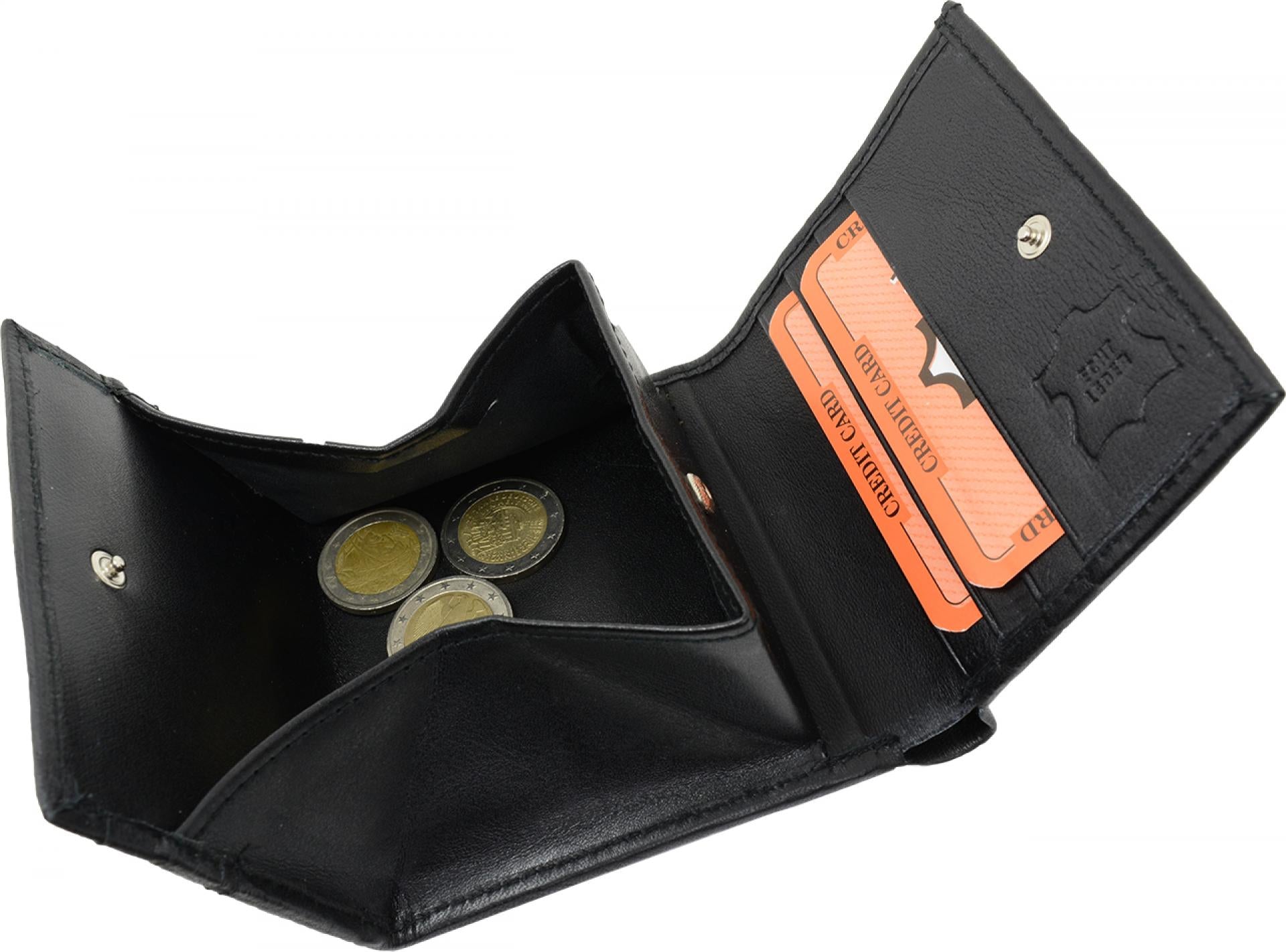 Dariya Wiener Schachtel mit Schütte Nappa Leder Farbe: schwarz