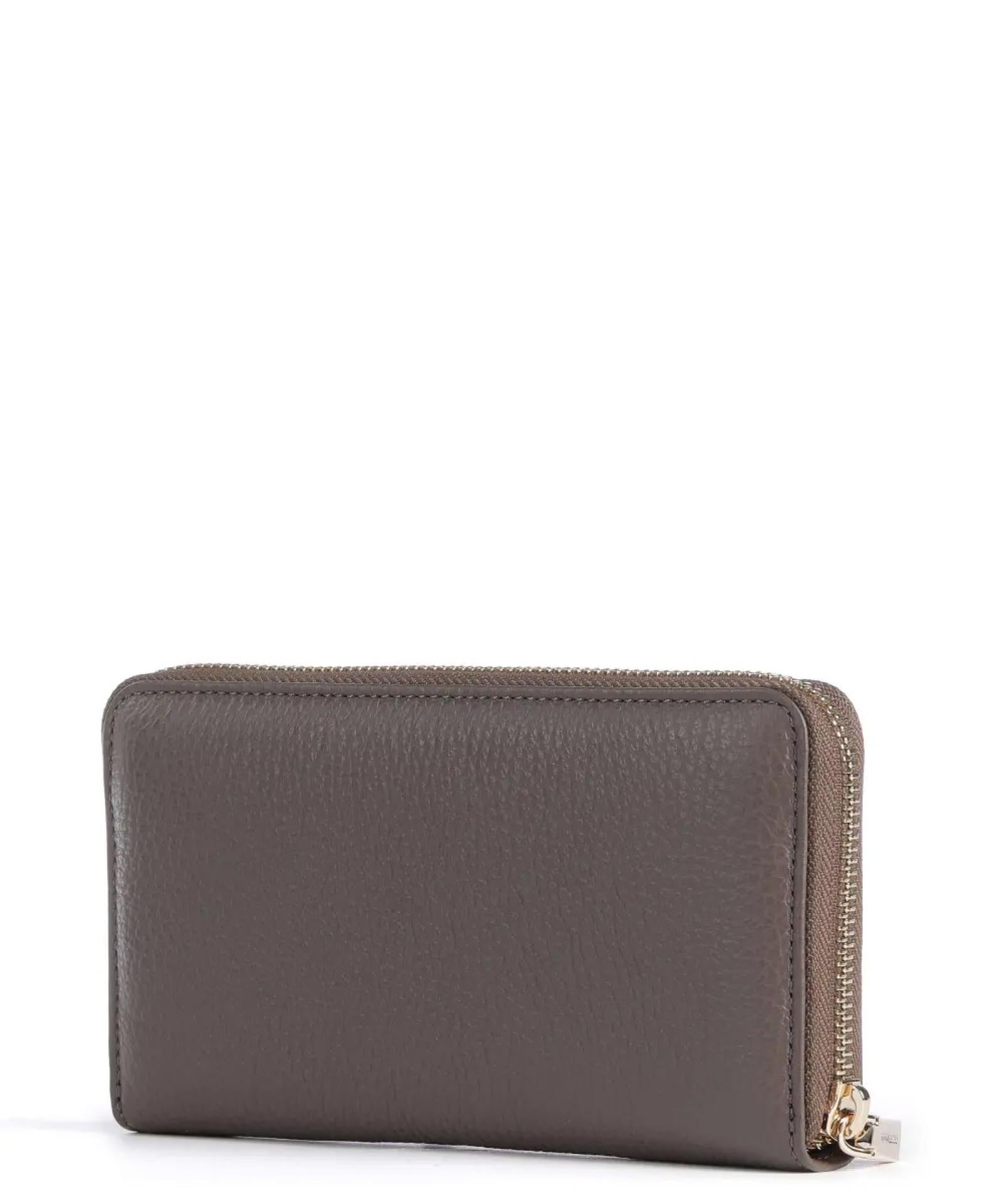 Coccinelle WALLET GRAINED LEATHER / COFFEE