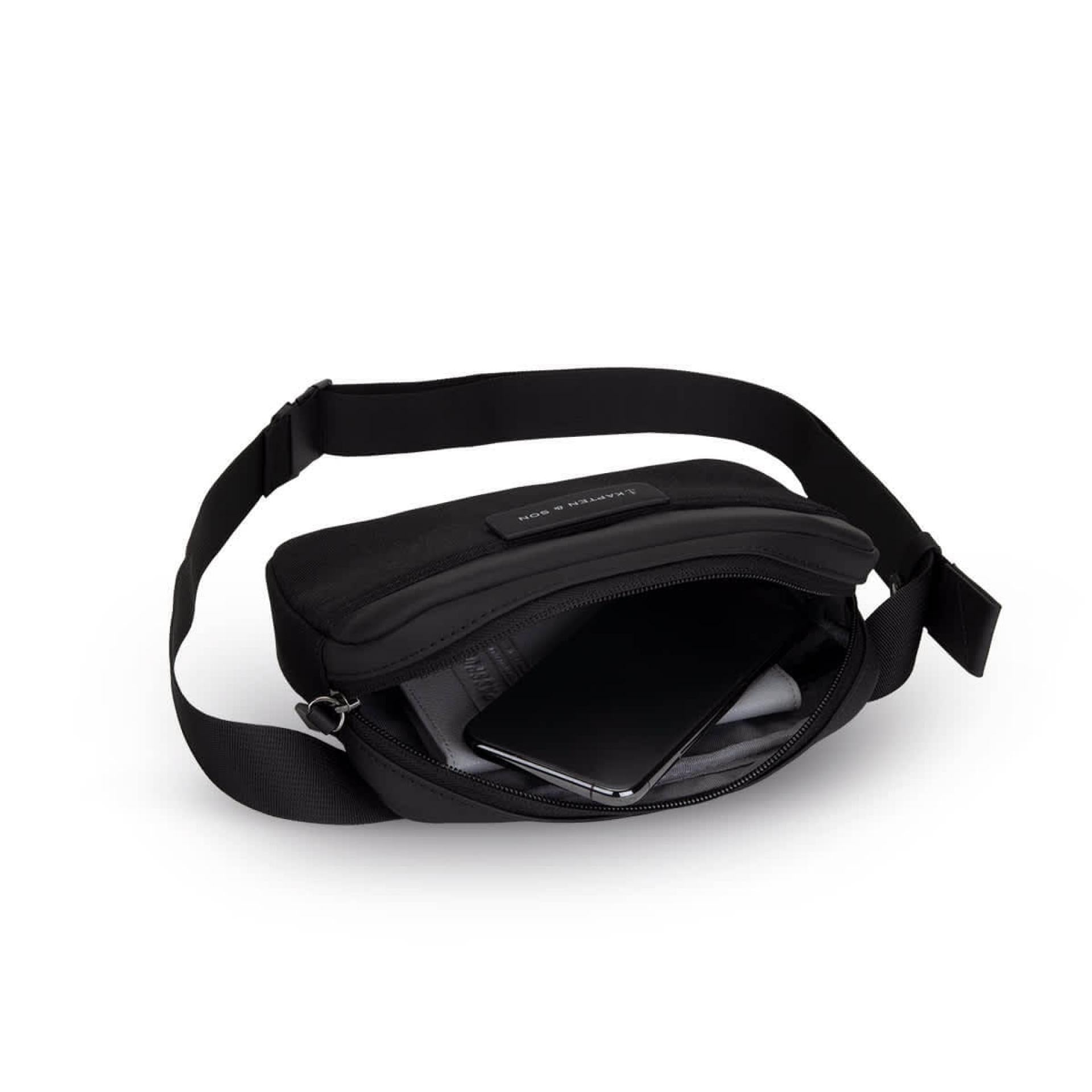 Kapten & Son Bauchtasche Habo All Black