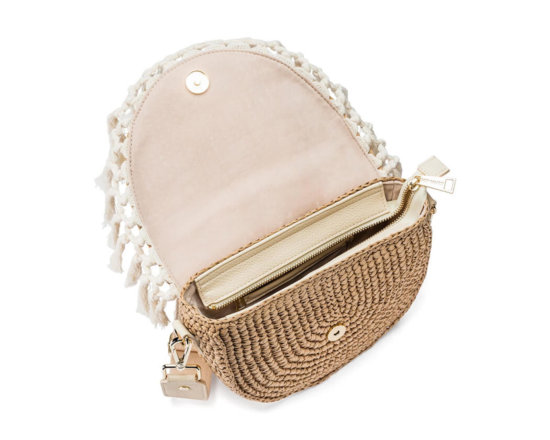 Hey Marly Handtasche Soul Sister - Variante: Straw Crema