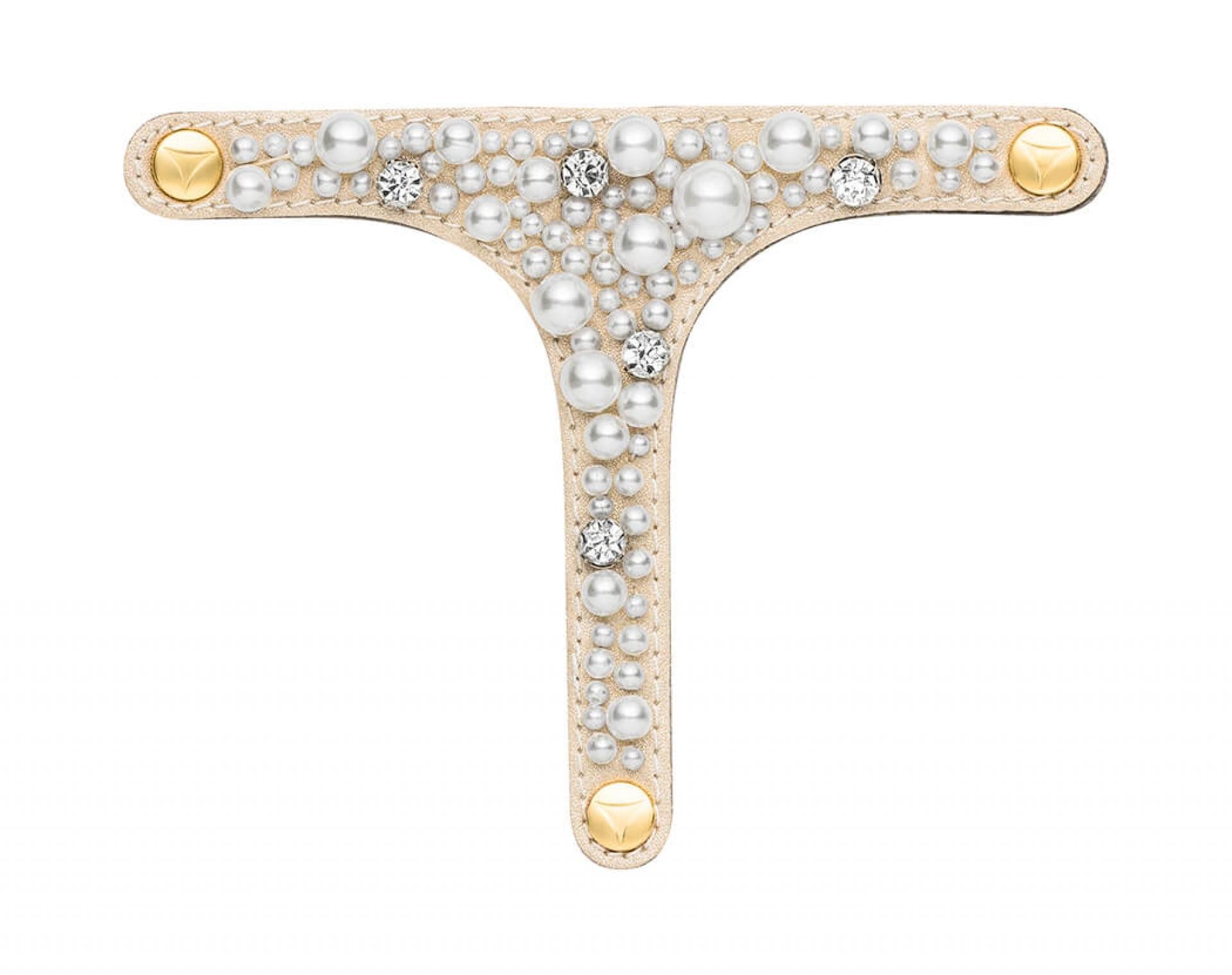 Hey Marly Accessoire für Basis Topping Sandale - Variante: Precious Pearl - Crema