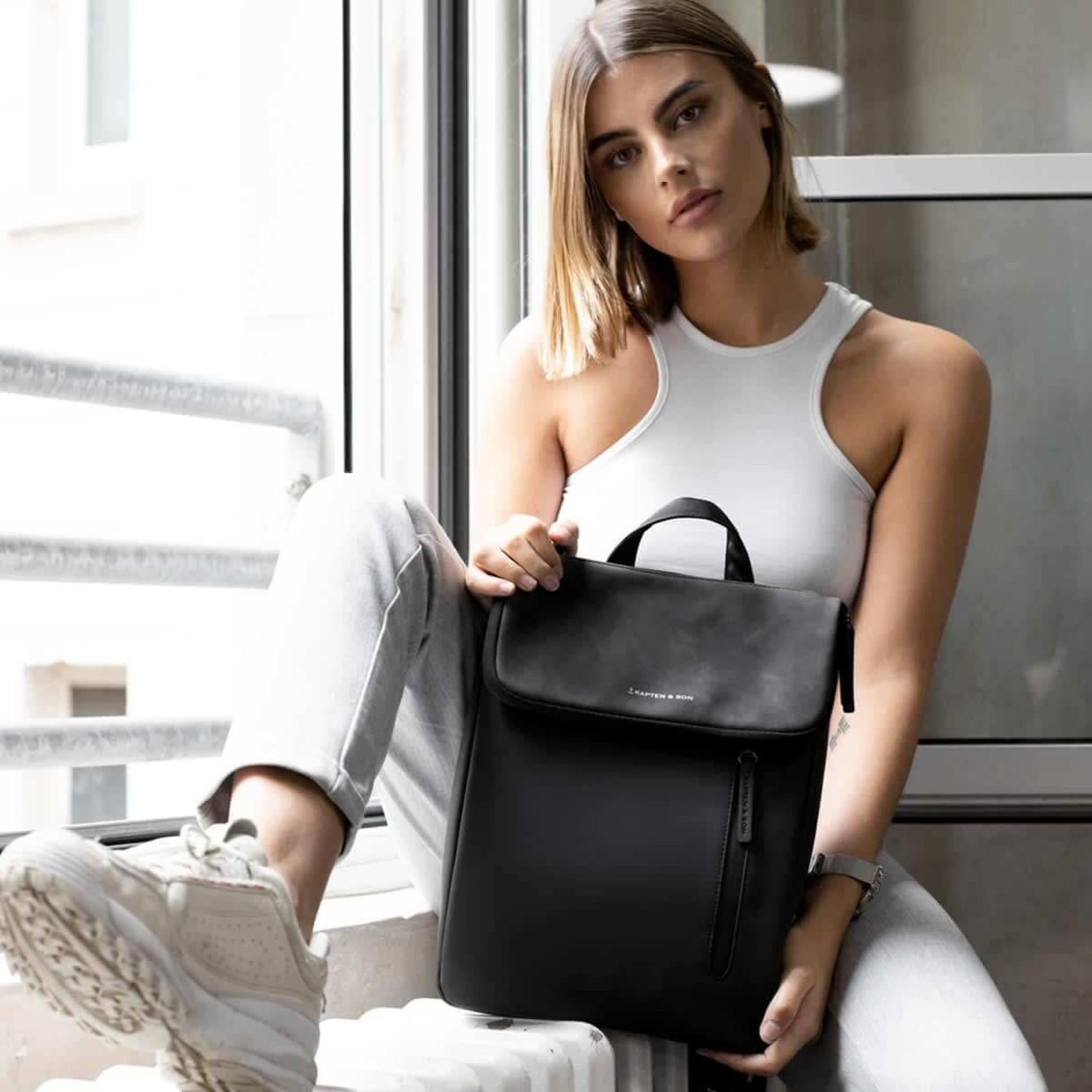 Kapten & Son Rucksack Vallen All Black