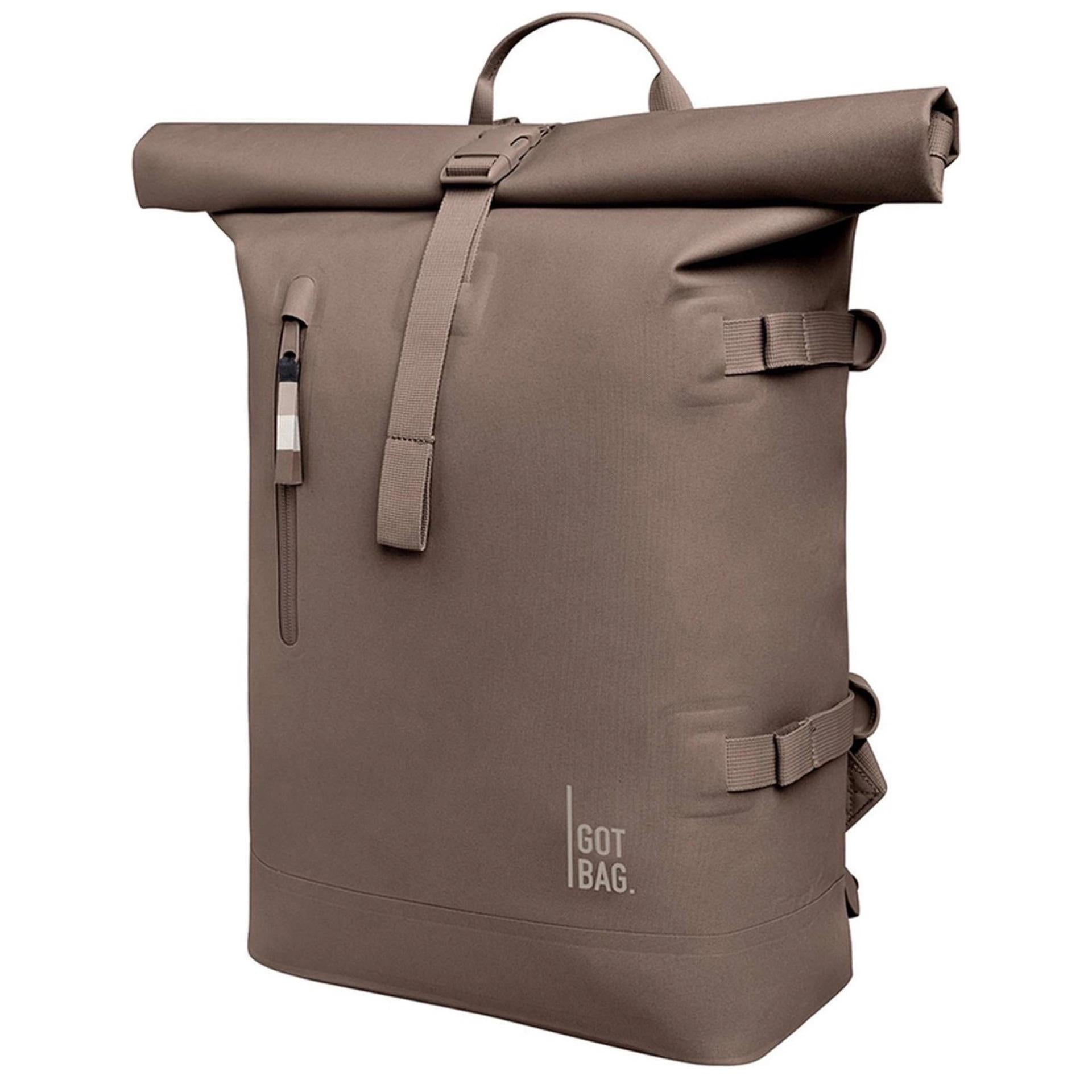 Got Bag ROLLTOP 2.0 Backpack Rucksack 15" monochrome oyster braun