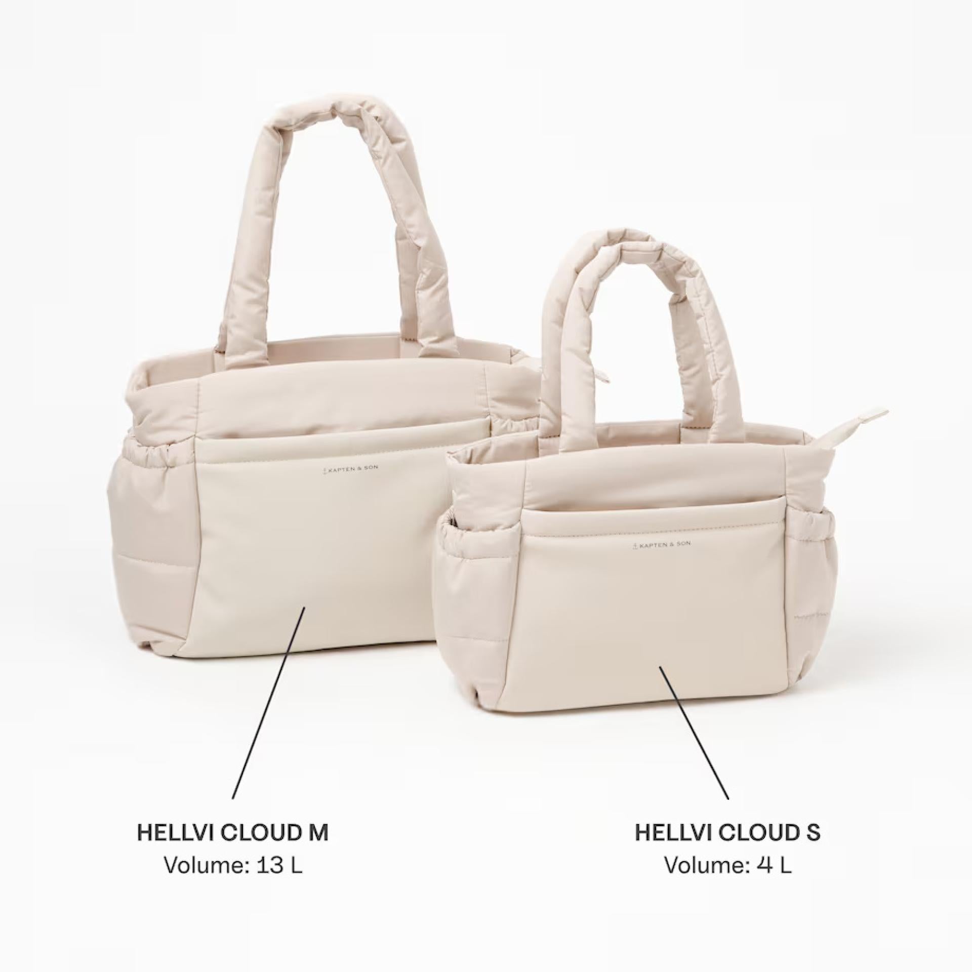 Kapten & Son Shopper Tasche HELLVI CLOUD Medium Sandstone