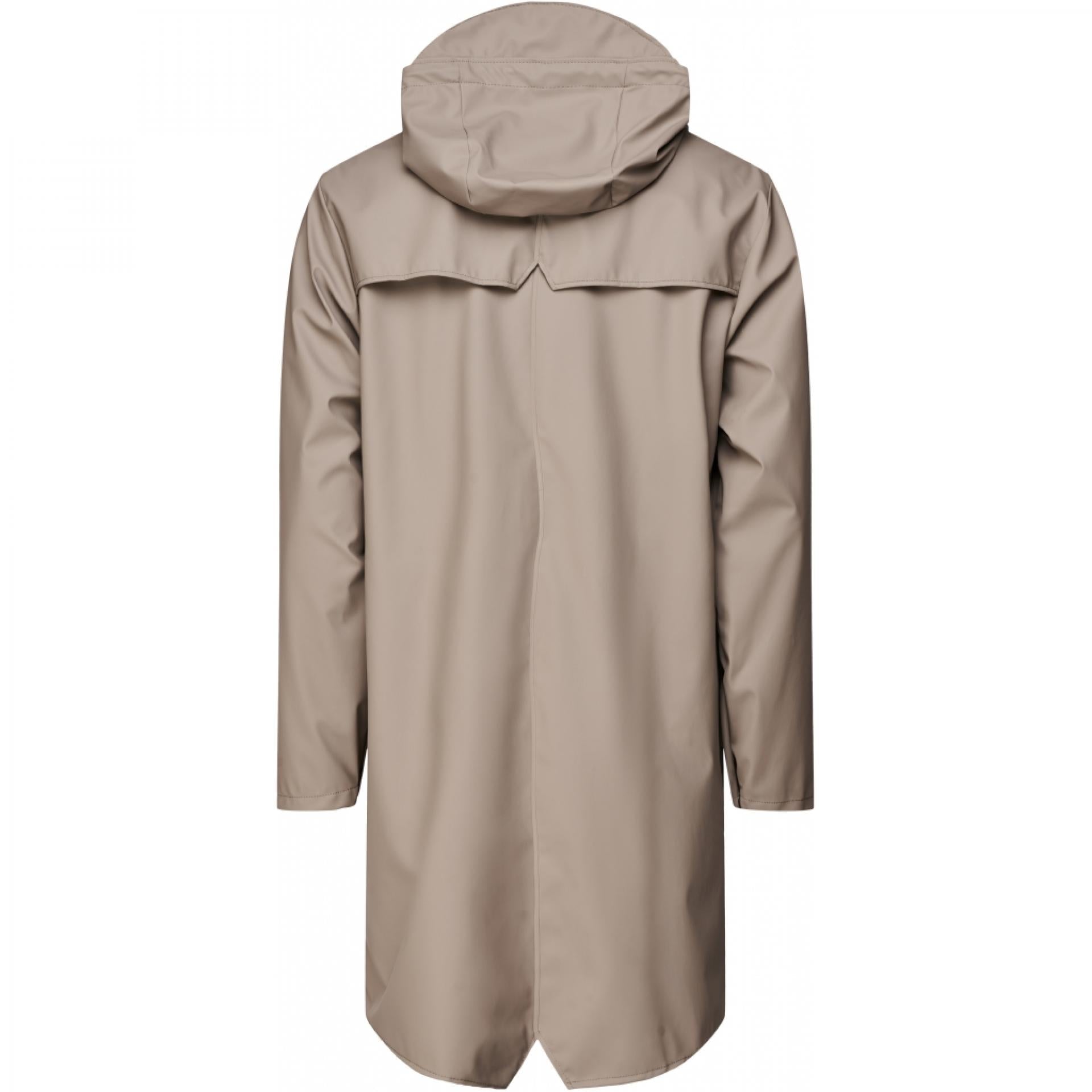 Rains Long Jacket 17 Taupe XS Regenjacke