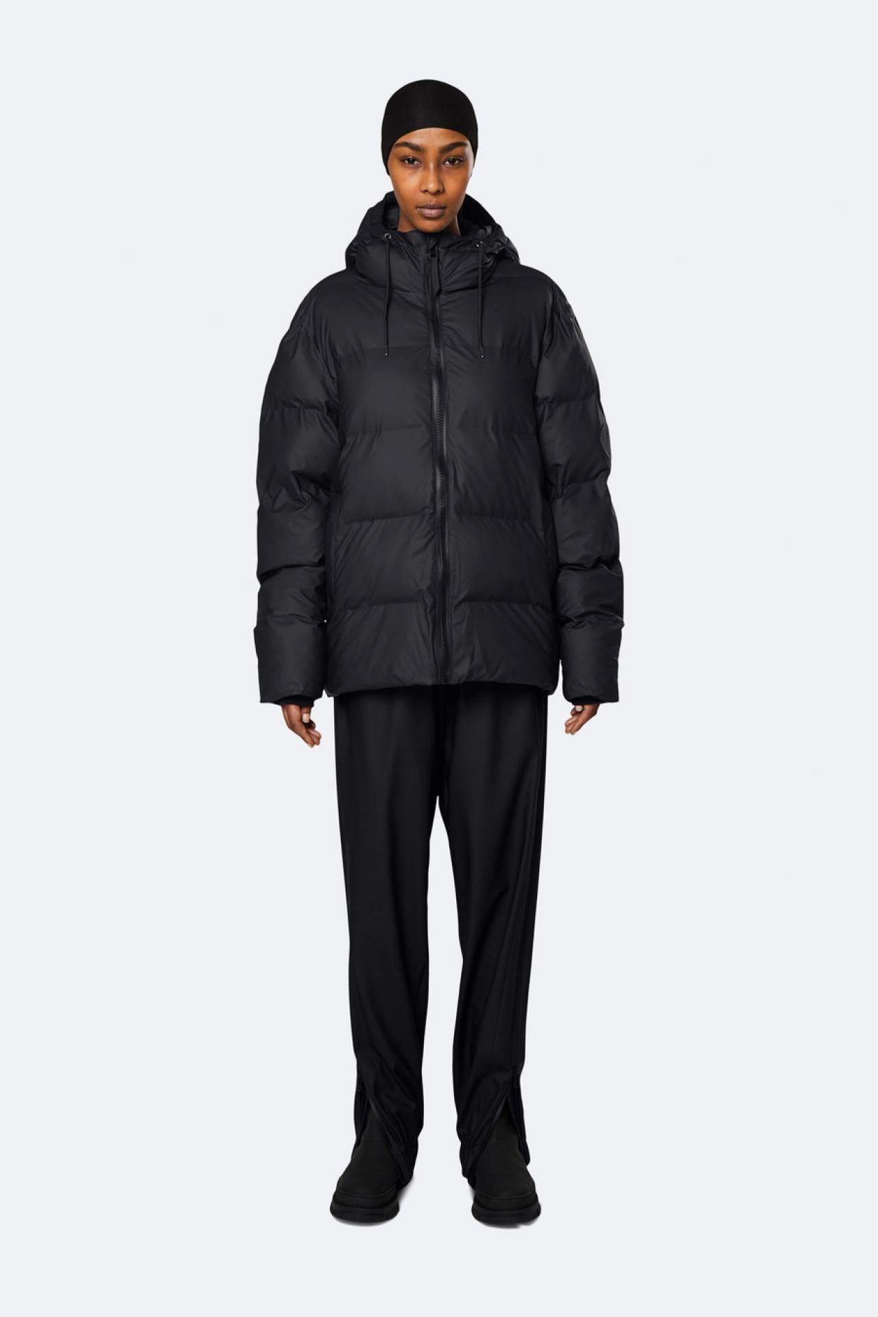 Rains Winterjacke Puffer Jacket M/L Black