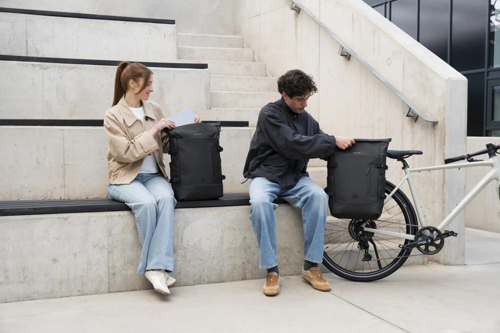 Kapten & Son  Helsinki Pro Bike Backpack All Black 