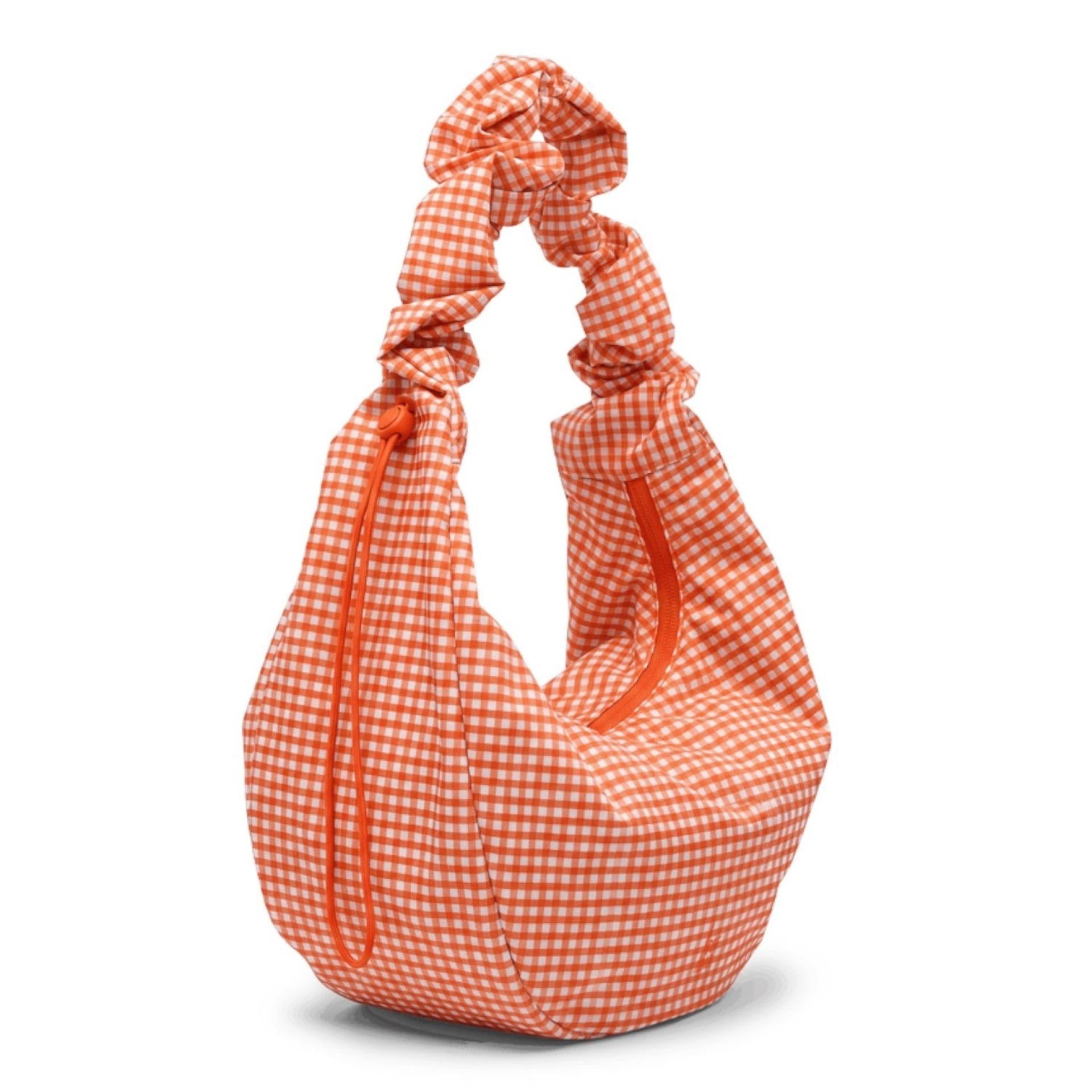 Got Bag Moon Bag Ruffle vichy hot coral 
