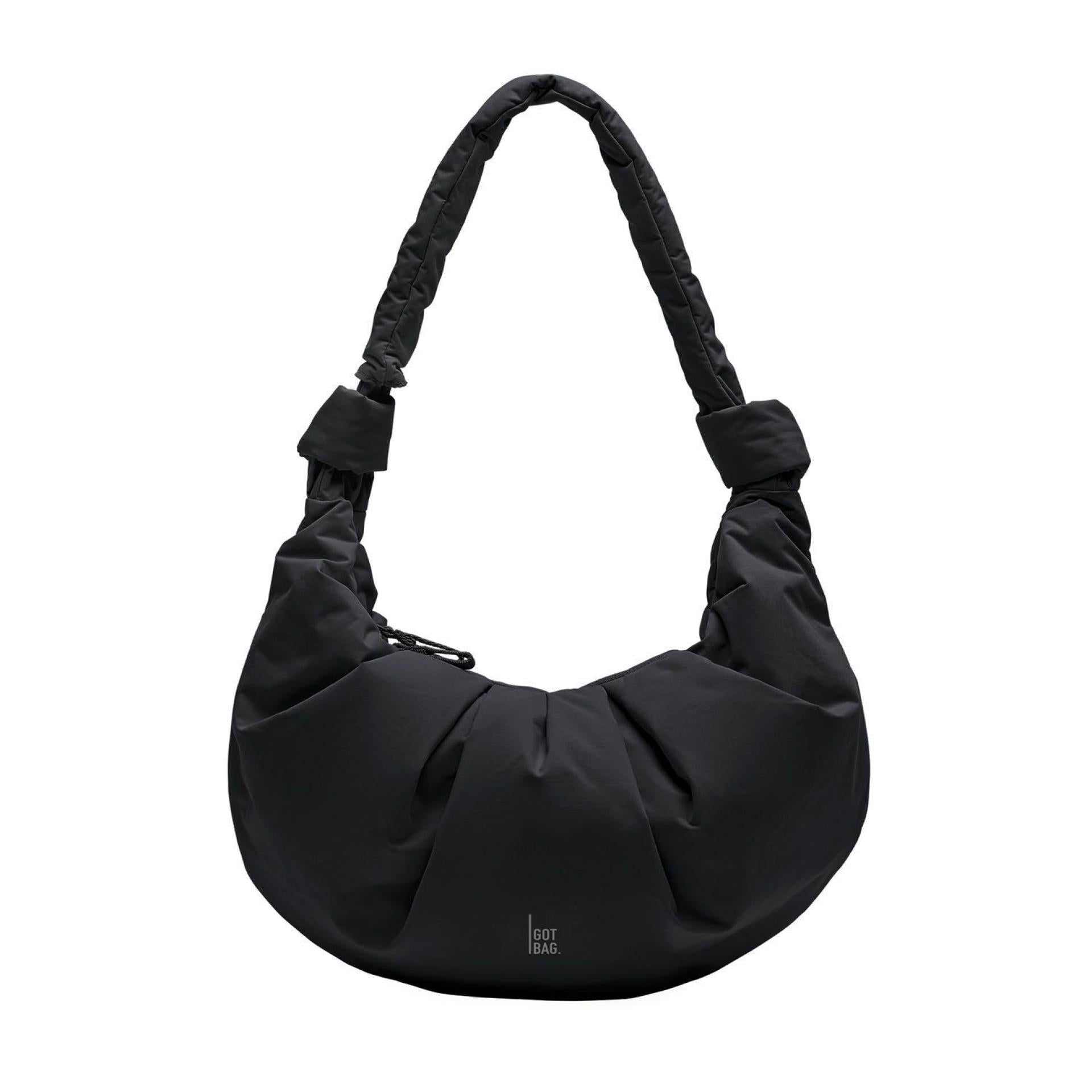 Got Bag PLEAT Moon Bag Large Black 
