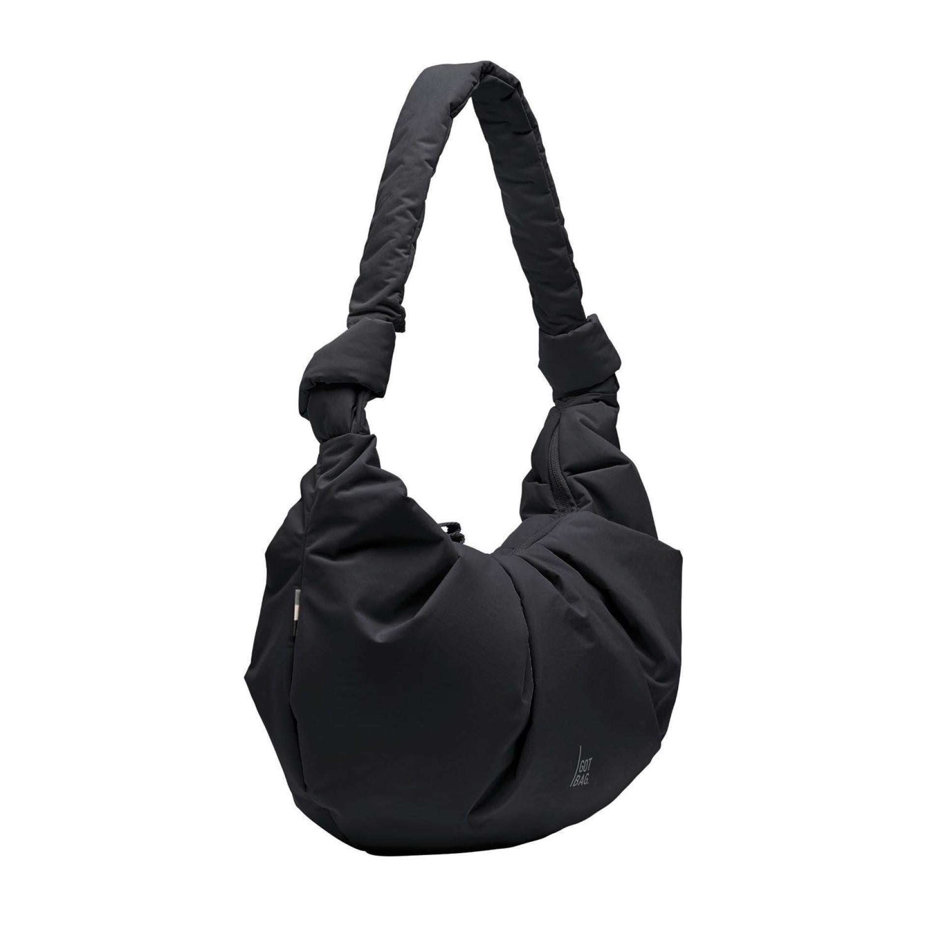 Got Bag PLEAT Moon Bag Large Black 