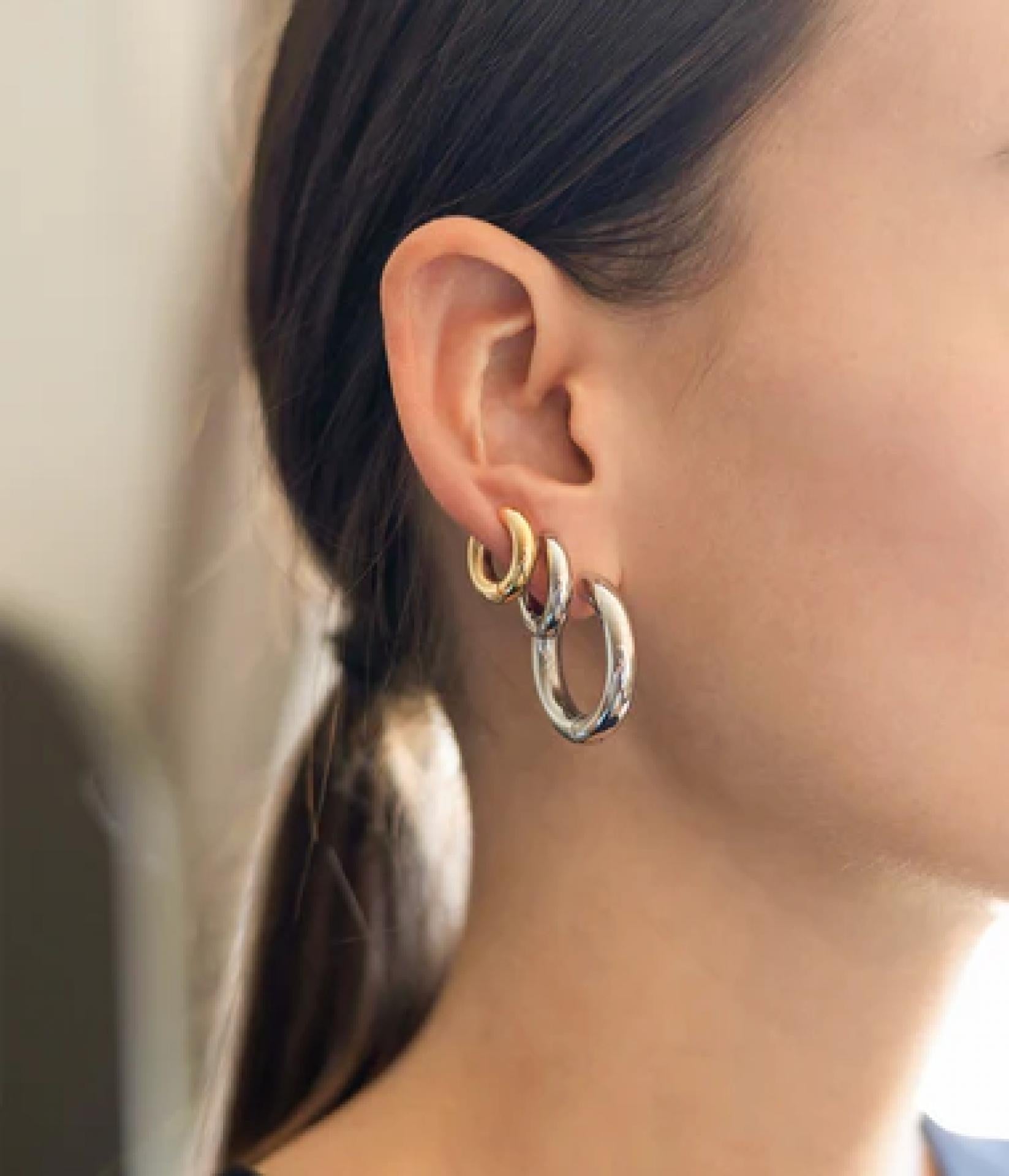 Zag Bijoux Ohrring Cilia Vergoldeter Stahl 4X10