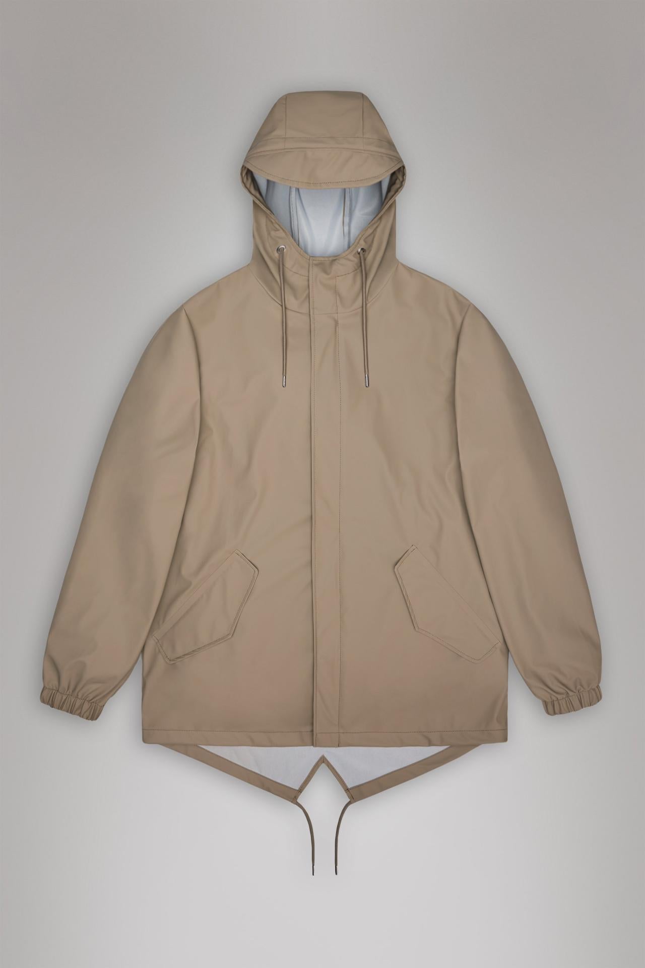 Rains Fishtail Jacket W3 Beige M