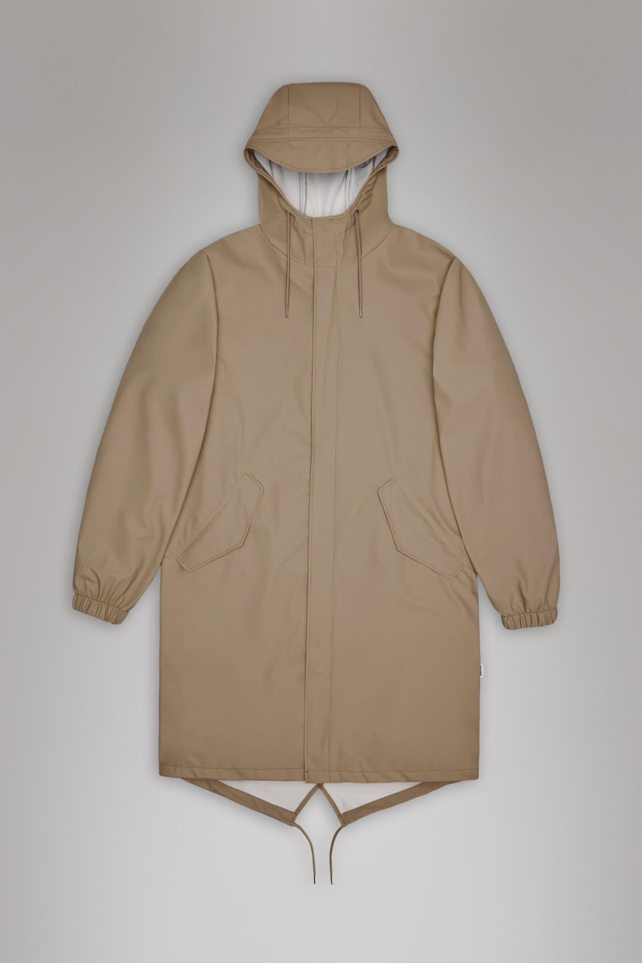 Rains Jacke Fishtail Parka W3 Beige M
