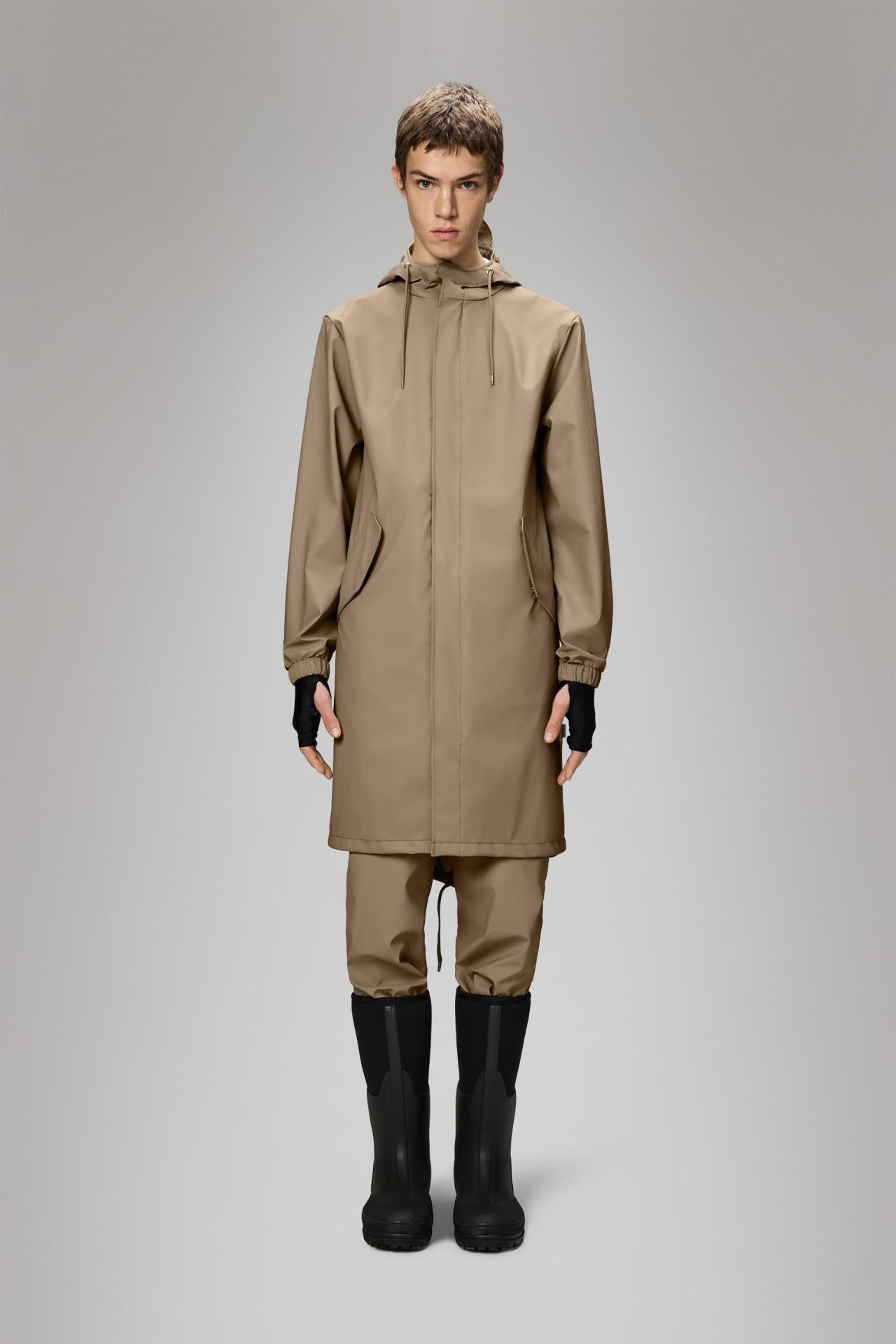 Rains Jacke Fishtail Parka W3 Beige M