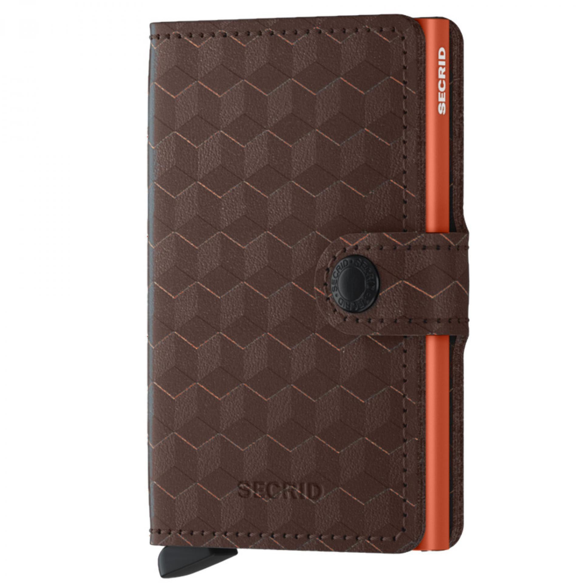 Secrid Miniwallet Optical Brown-Orange