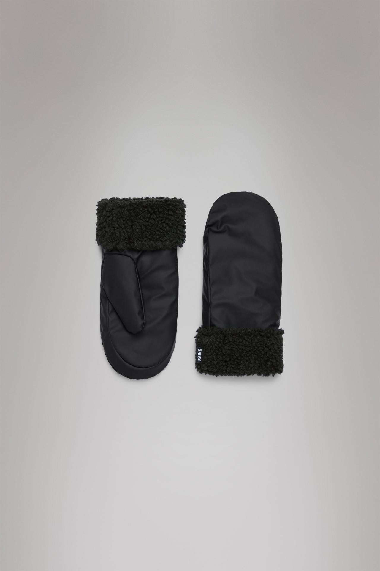 Rains Handschuhe Puffer Fleece Mittens W2T3 Schwarz M/L