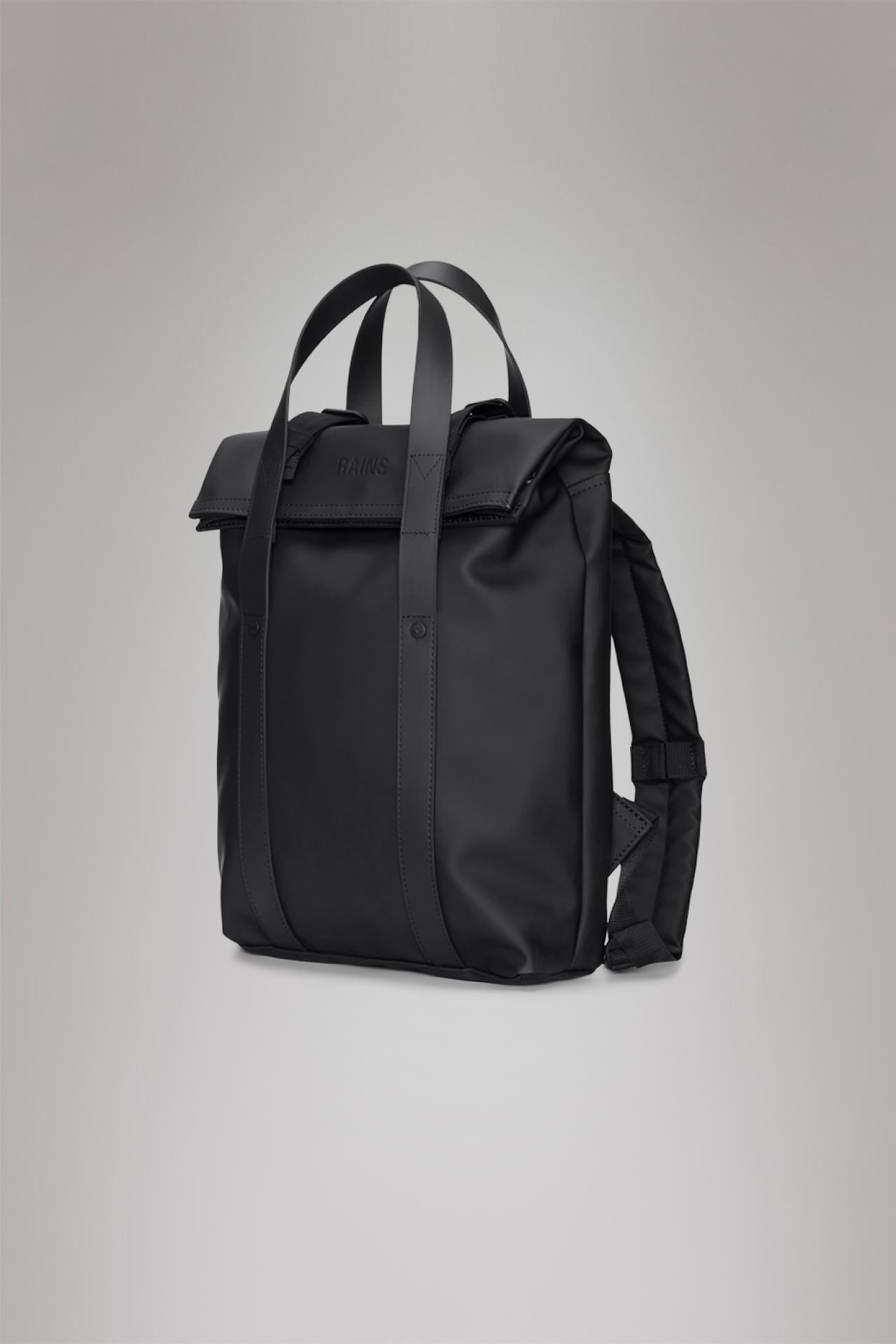 Rains Rucksack 2 Way Tote Rucksack Mini W3 Black