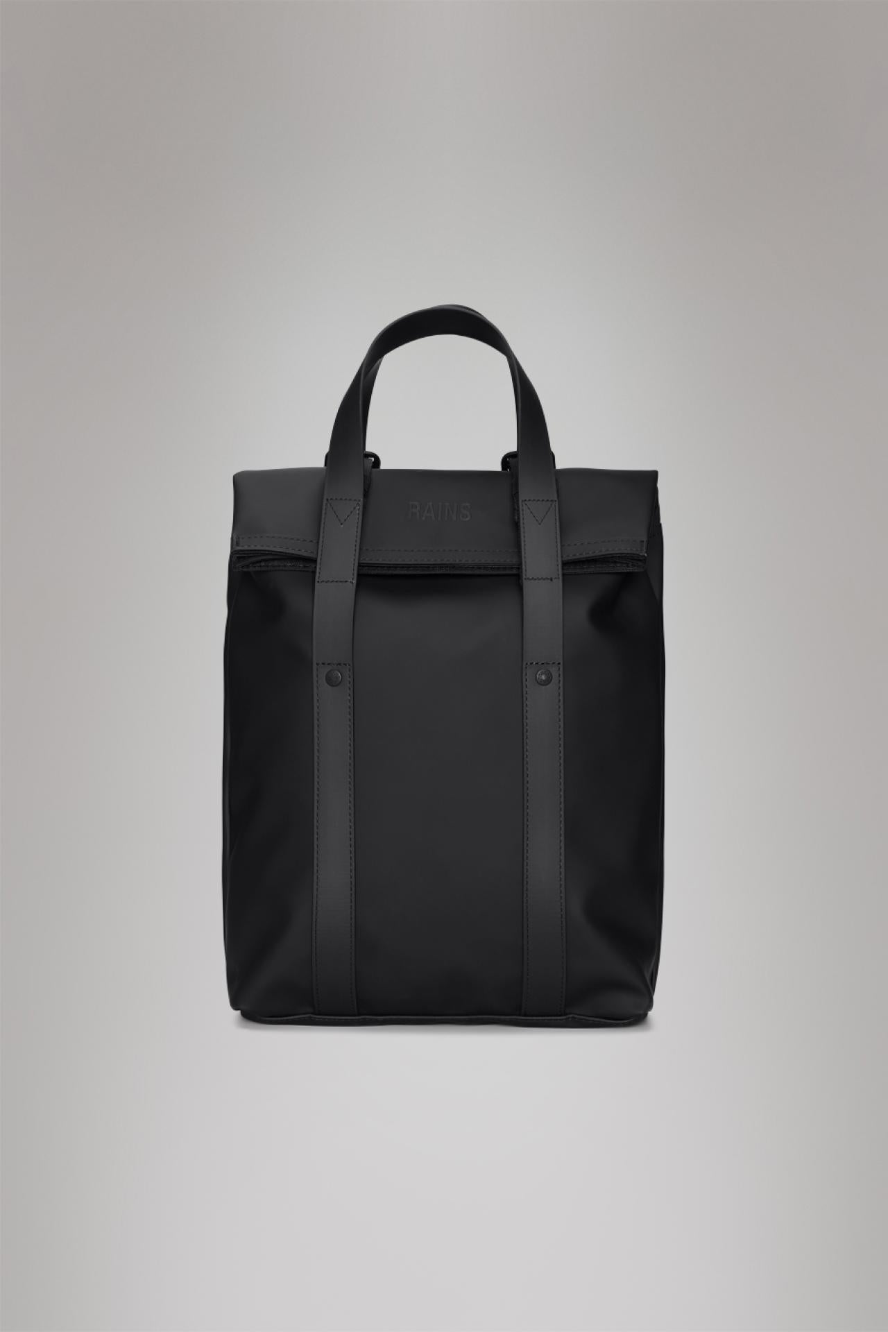 Rains Rucksack 2 Way Tote Rucksack Mini W3 Black