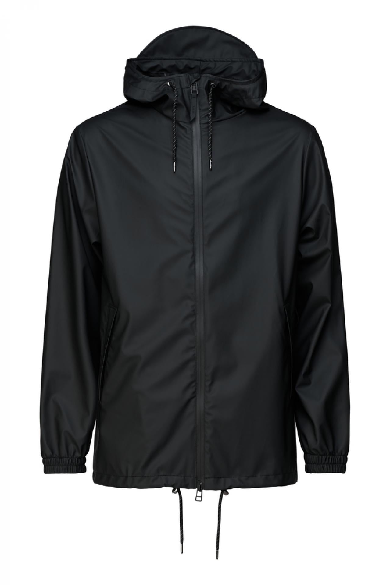 Rains Regenjacke Storm Breaker 1837 Black - Größe: L/XL