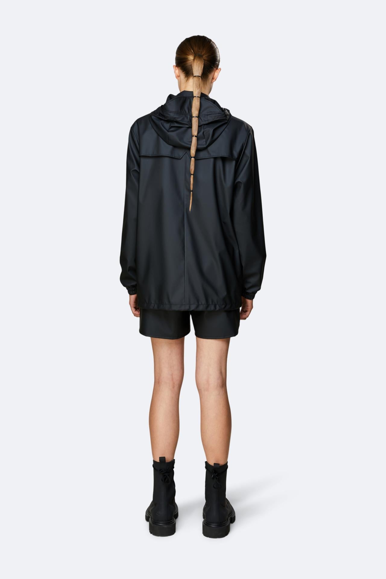 Rains Regenjacke Storm Breaker 1837 Black - Größe: XXS/XS