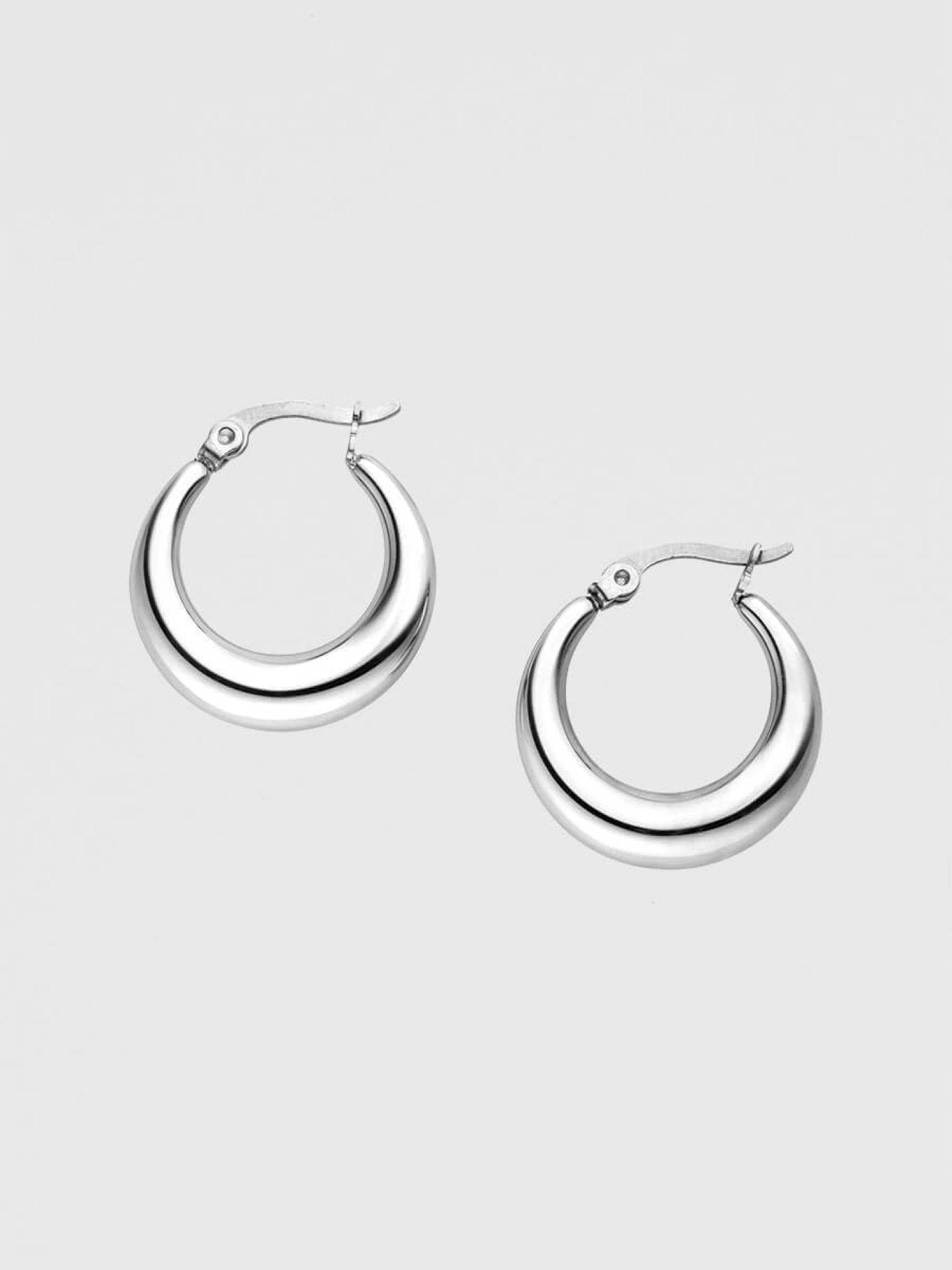 Ohrringe Curvy Classics silber