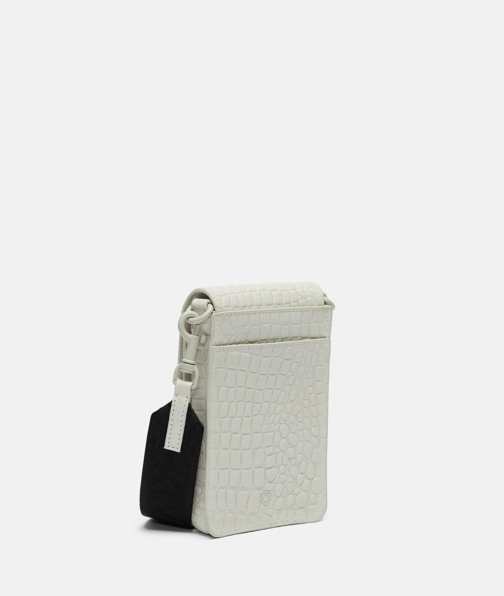 Liebeskind Neck Accessories Mobile Pouch PAM SMALL SCALED WAXY CROCO Coconut