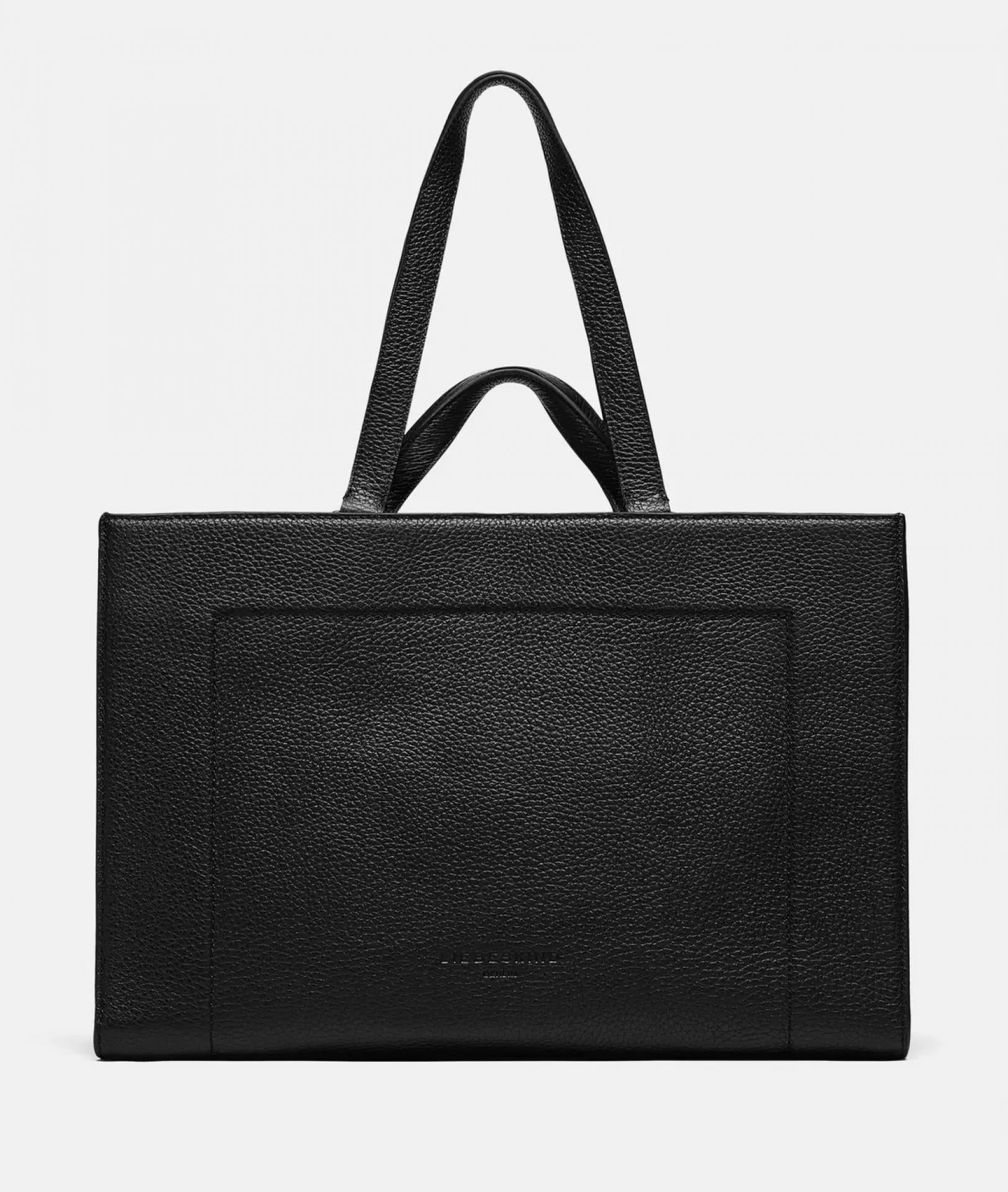 Liebeskind Satchel   GERI 2 HEAVY PEBBLE Black