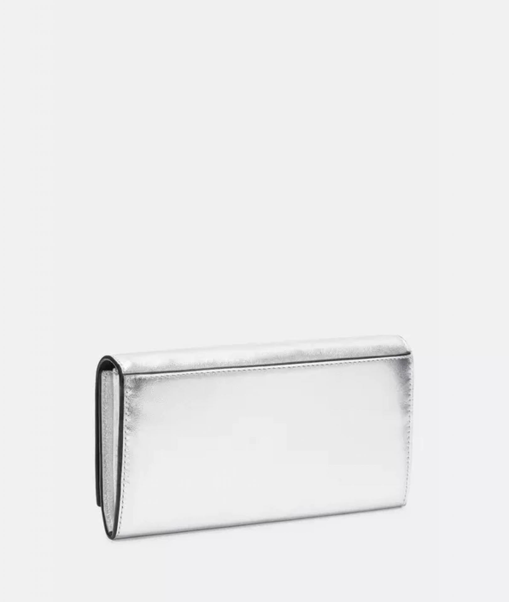 Liebeskind Berlin Portemonnaie Silber/ Schwarz